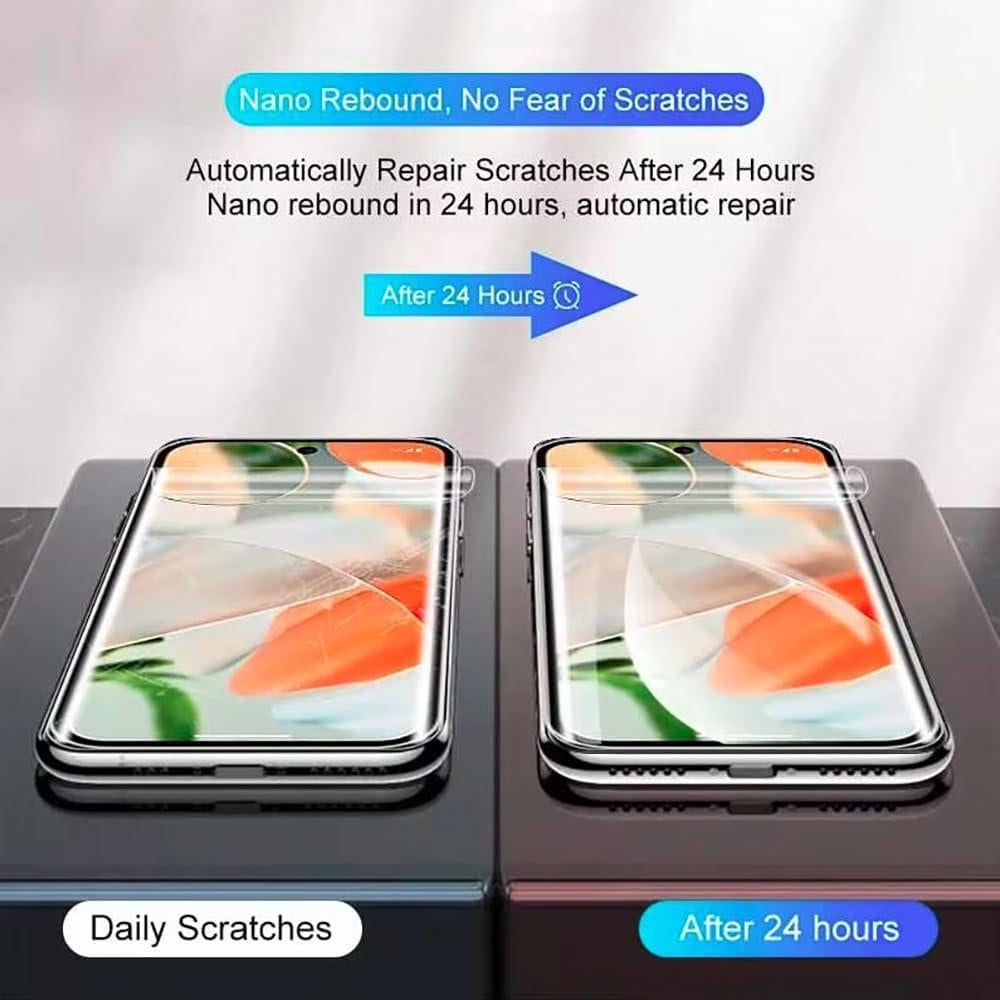 Paquete de 2 Protectores de Pantalla Hidrogel para Google Pixel 9a