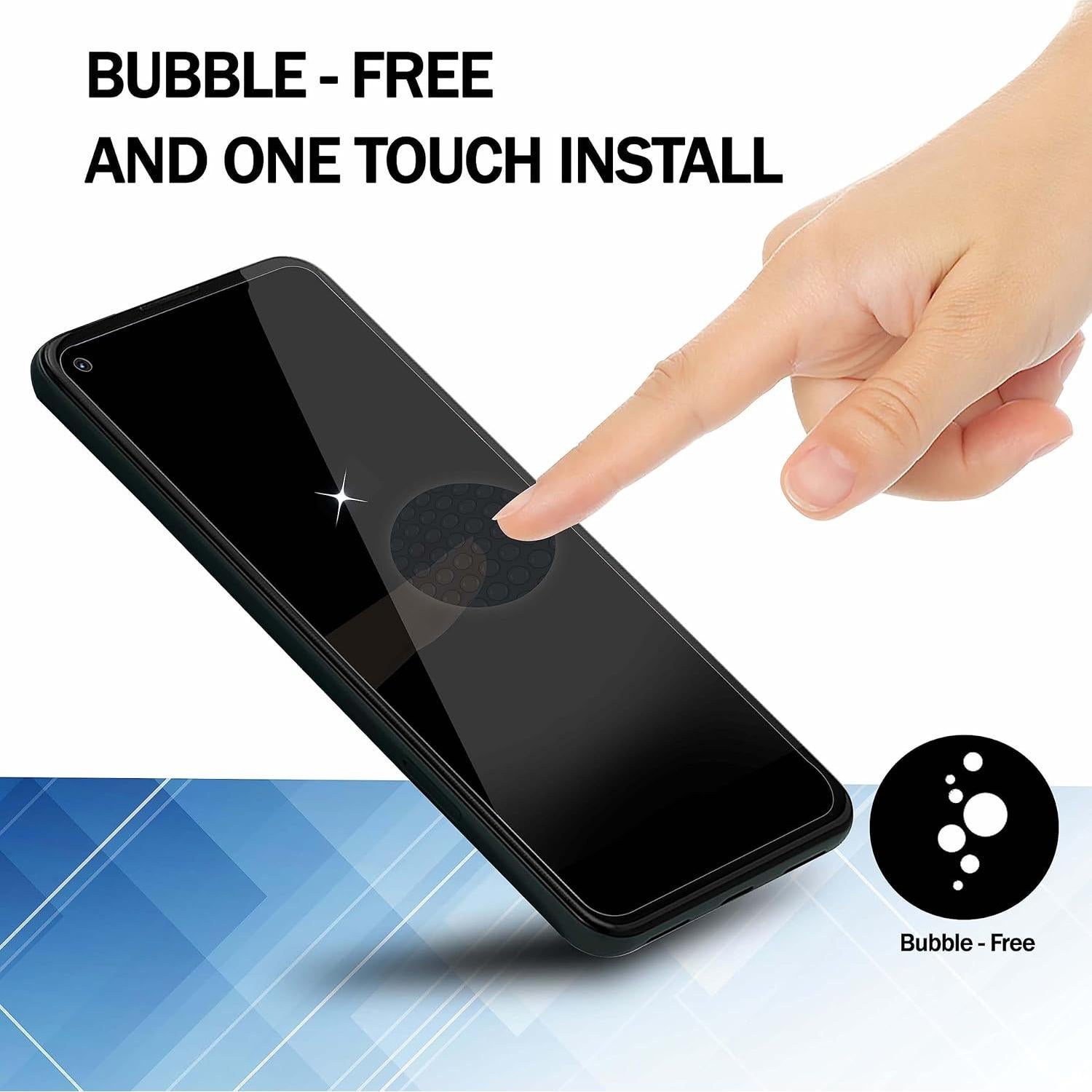 Protector de Pantalla RKINC para Google Pixel 4a - 3 Unidades, Vidrio Templado 0.33mm