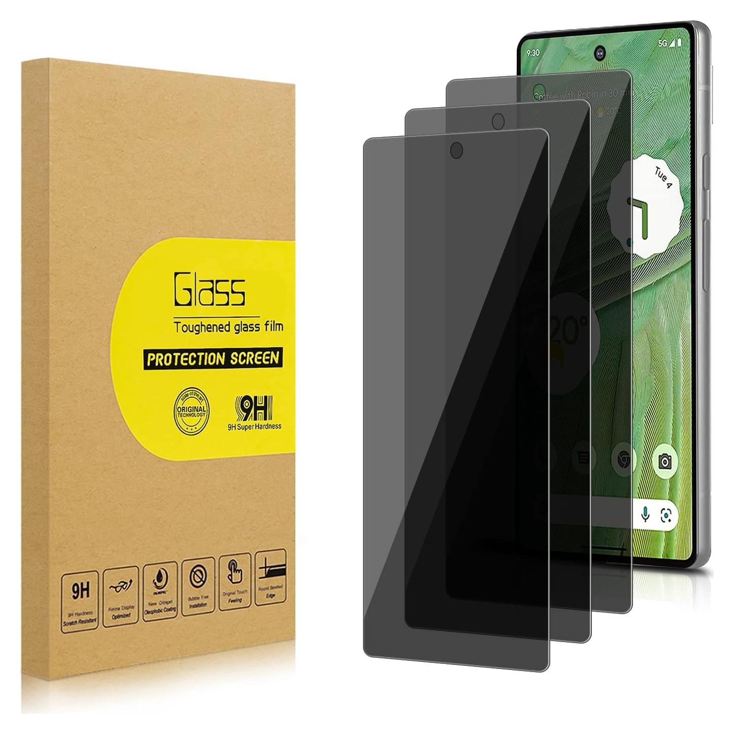 Paquete de 3 Protectores de Pantalla Privados Lokyoo para Google Pixel 7