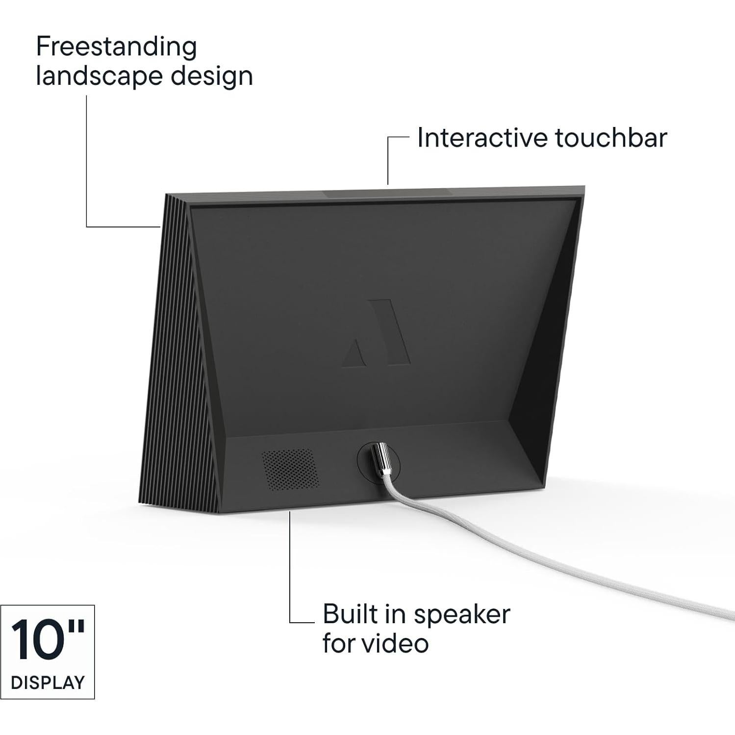 Marco de Fotos Digital Aura Carver HD WiFi 10.1" (25.7 cm) Negro