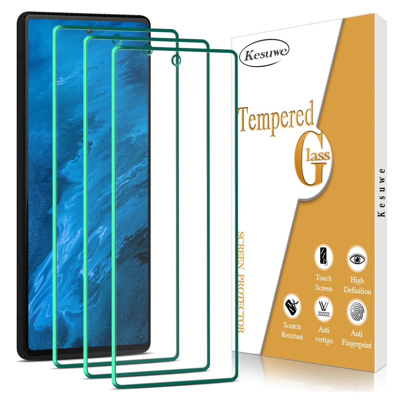 Protector de Pantalla Vidrio Templado Kesuwe Google Pixel 6 3 Pzas
