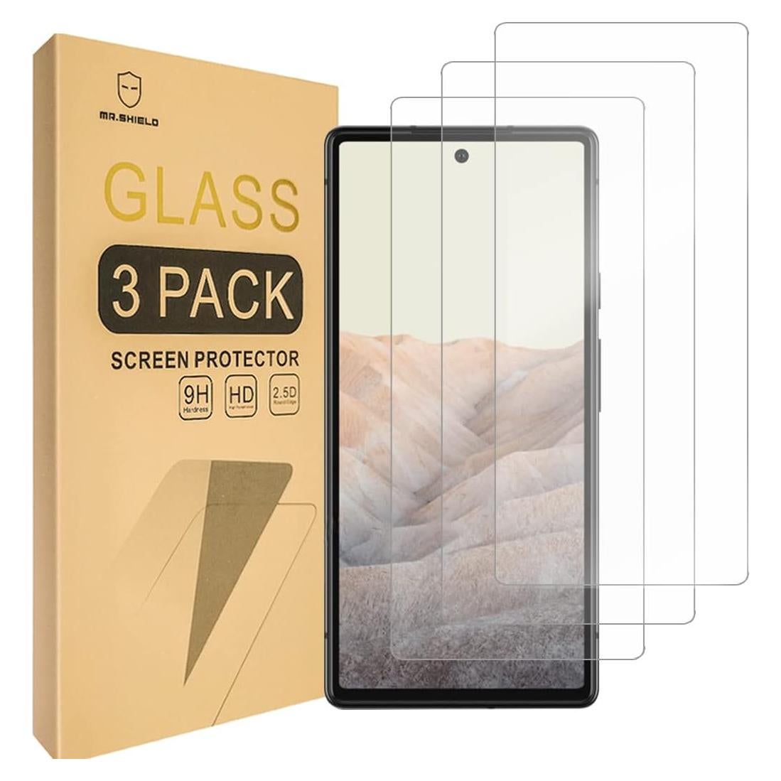 Protector de Pantalla Mr.Shield para Google Pixel 6 - Vidrio Templado 9H