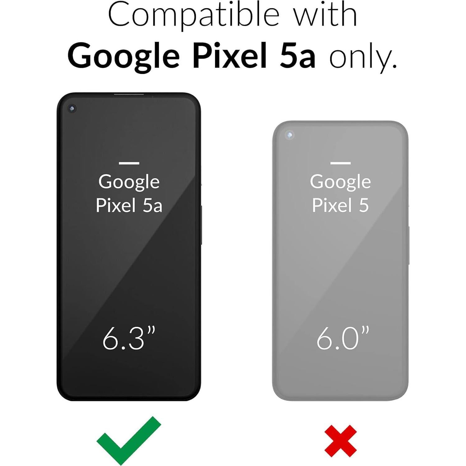 Funda Crave Dual Guard Rosa para Google Pixel 5a 5G - Doble Capa