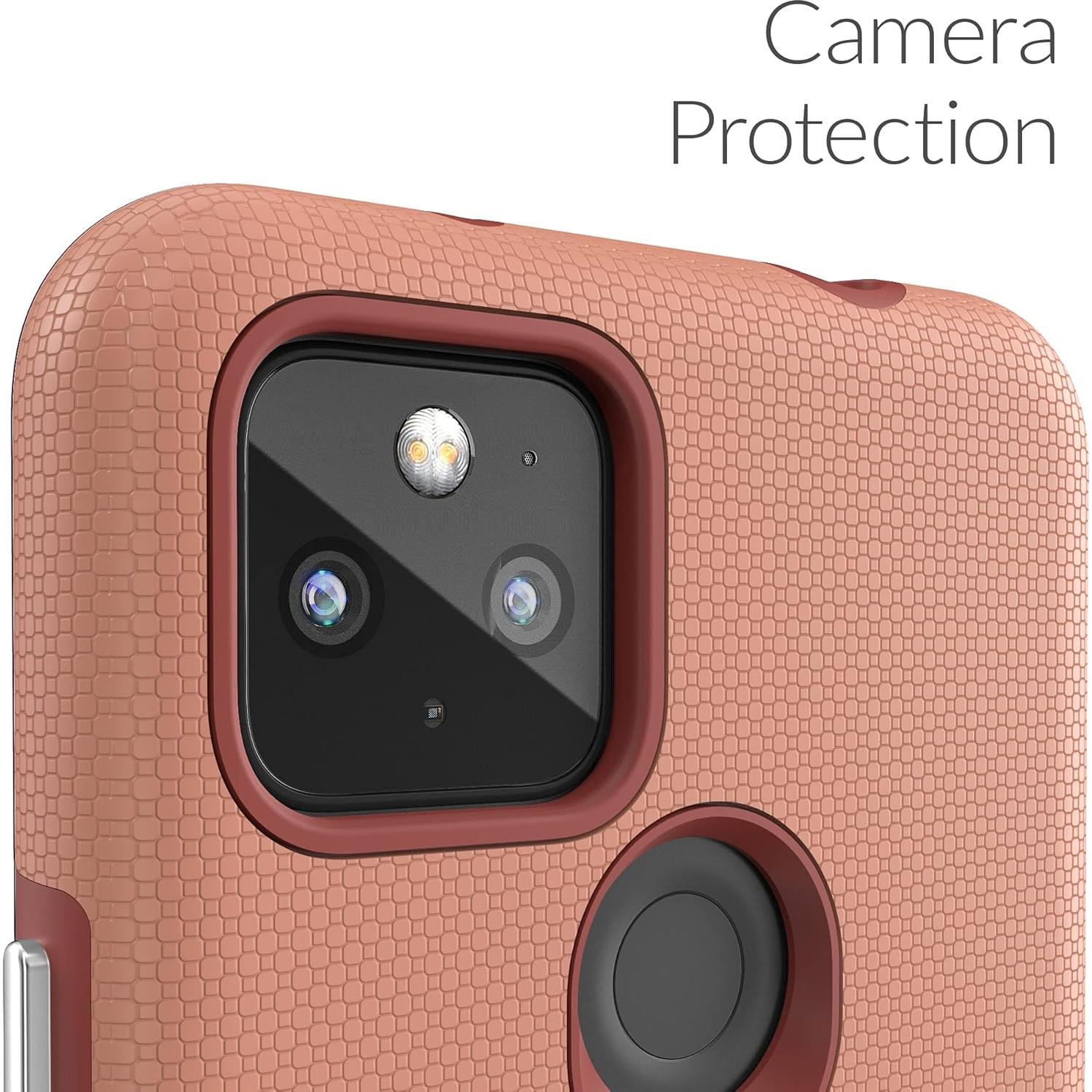 Funda Crave Dual Guard Rosa para Google Pixel 5a 5G - Doble Capa