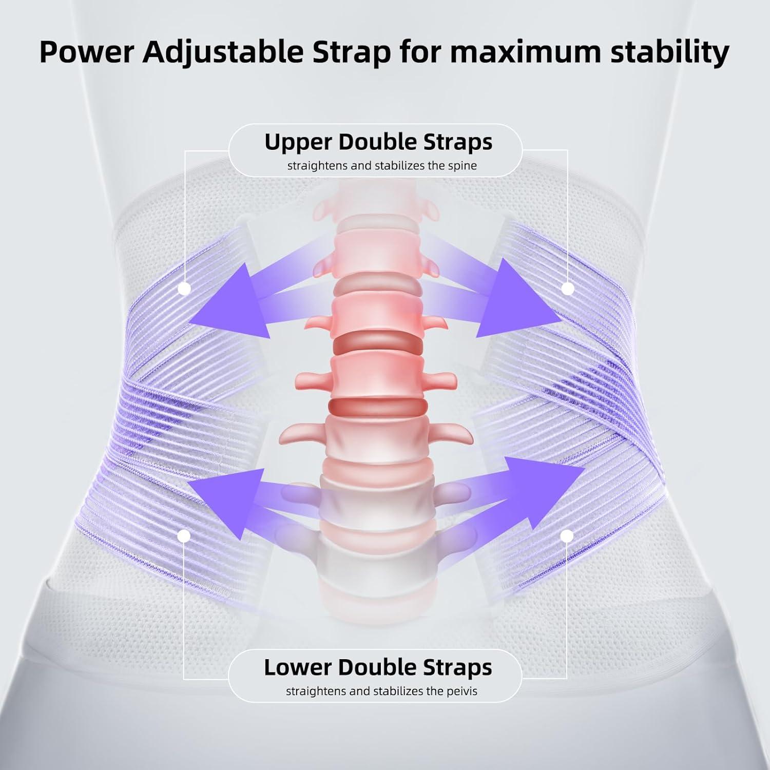 Faja Lumbar FREETOO para Mujeres - Soporte Ajustable y Transpirable
