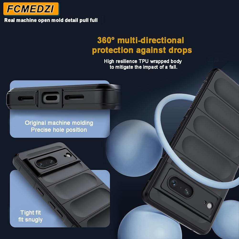 Funda TPU Grizzly para Google Pixel 8 + Protector 9H