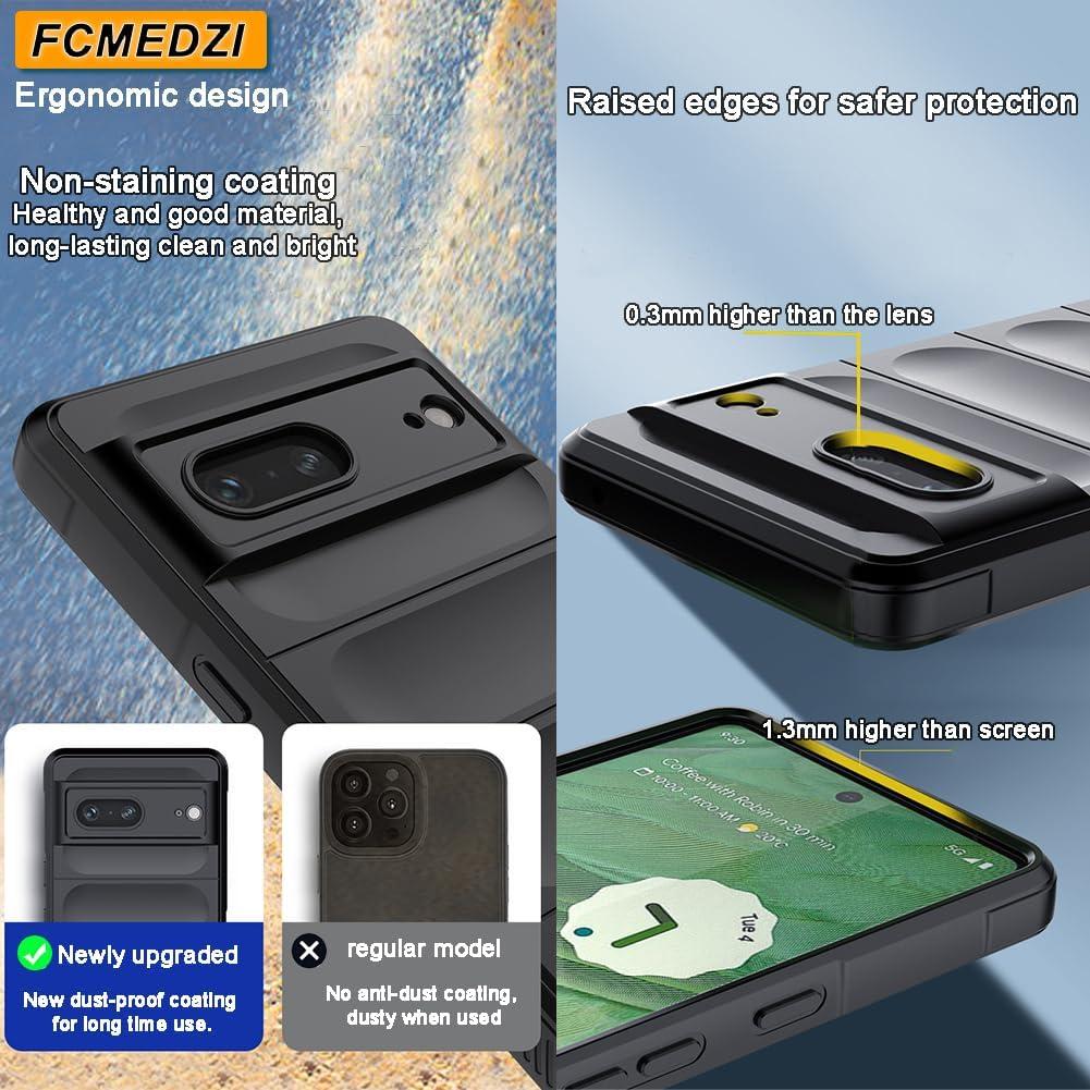 Funda TPU Grizzly para Google Pixel 8 + Protector 9H