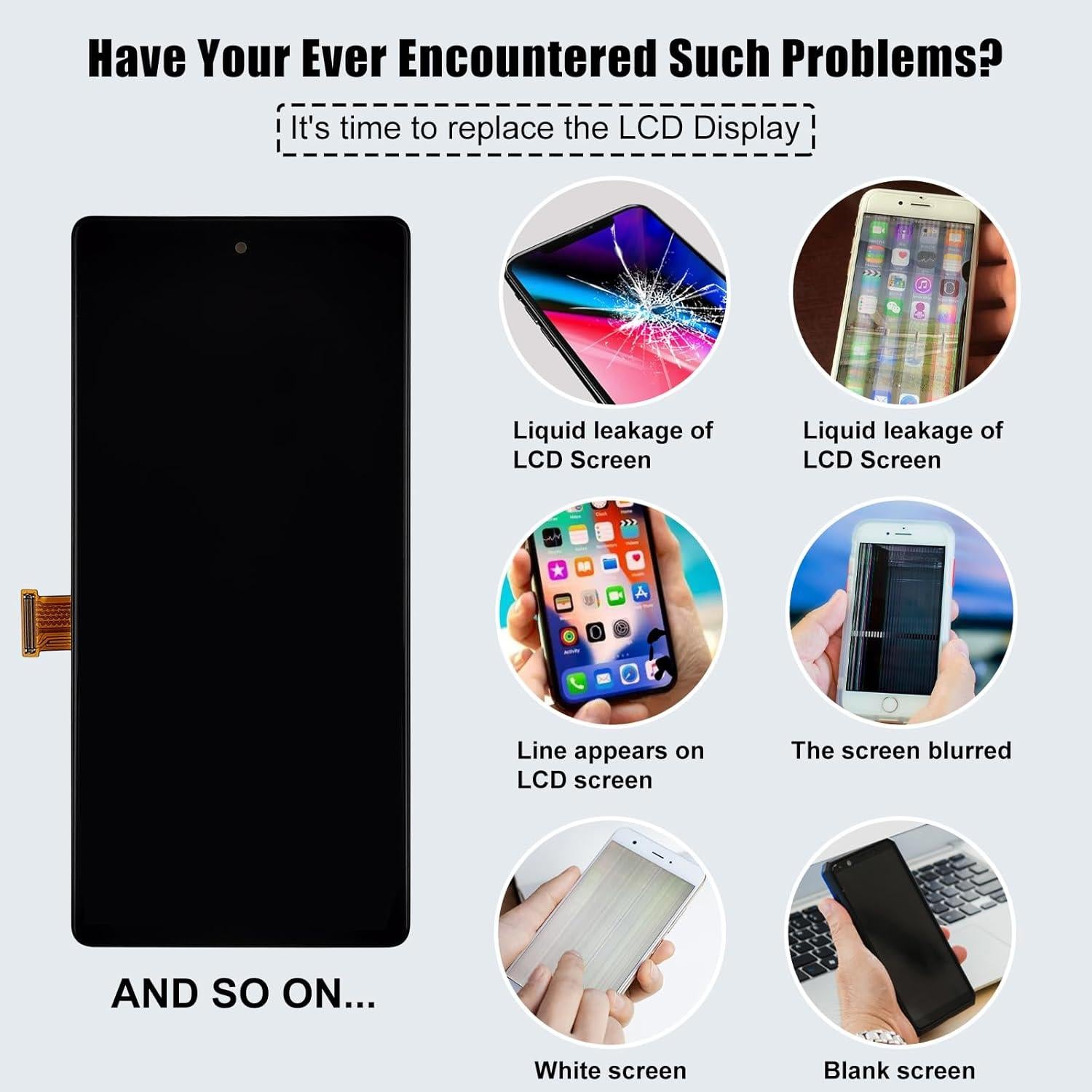 Pantalla LCD TFT Reemplazo Google Pixel 6 + Herramientas