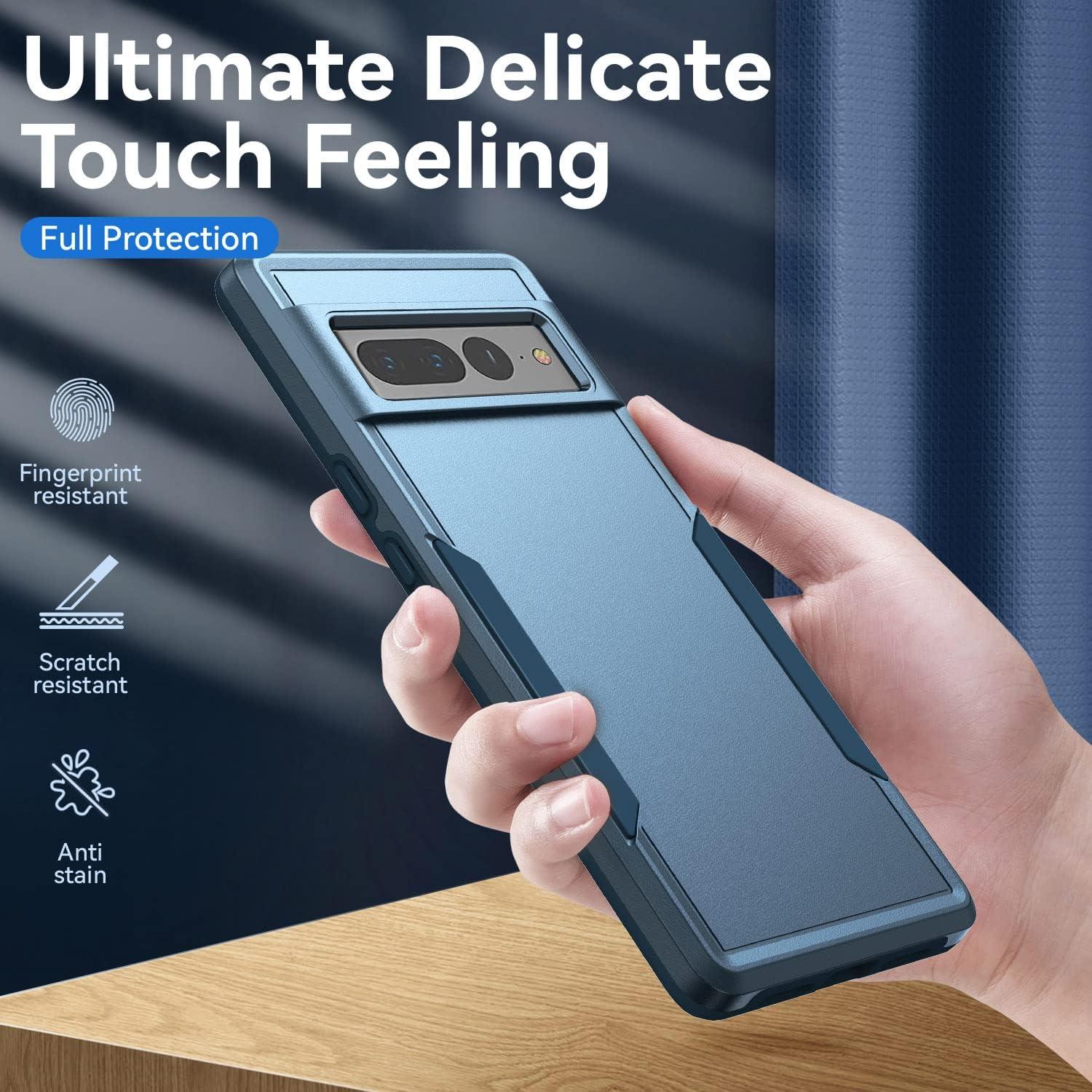 Funda Asuwish para Google Pixel 7 Pro 5G + Protector Vidrio