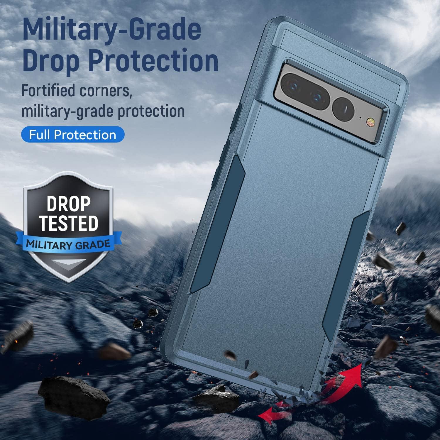 Funda Asuwish para Google Pixel 7 Pro 5G + Protector Vidrio