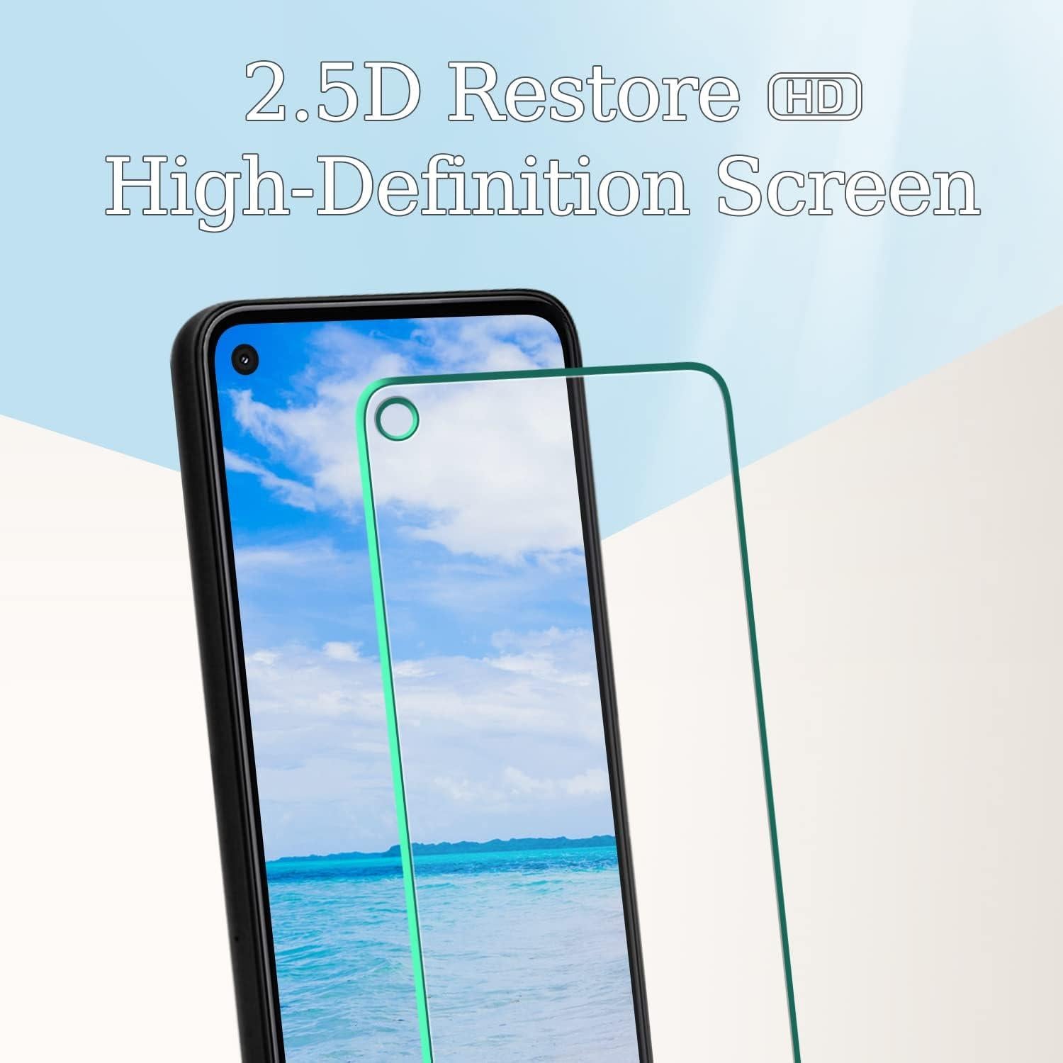 Protector de Pantalla Kesuwe para Google Pixel 5a 5G - Vidrio Templado 9H