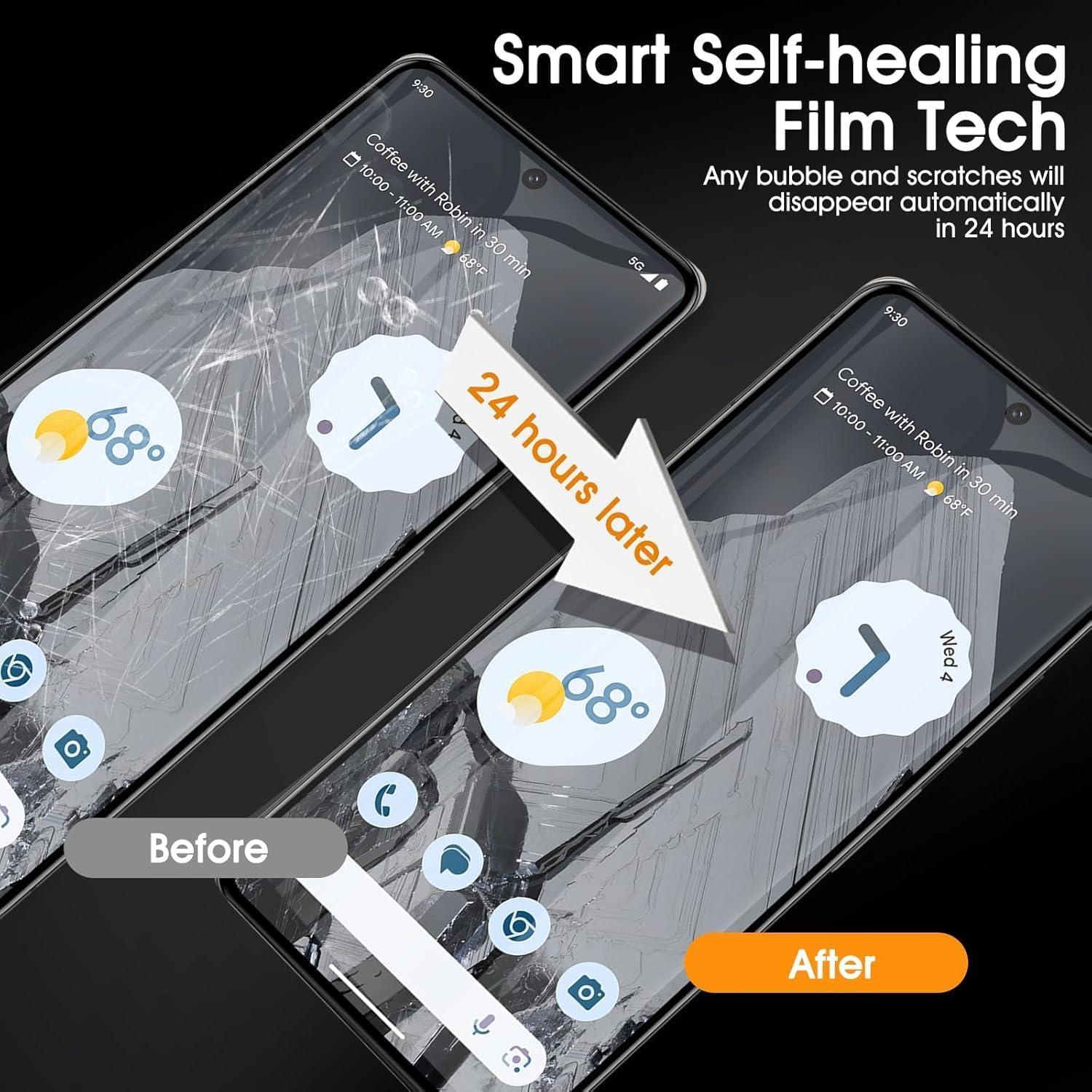 Paquete de 3 Protectores de Pantalla TPU DYNASCO para Google Pixel 6A