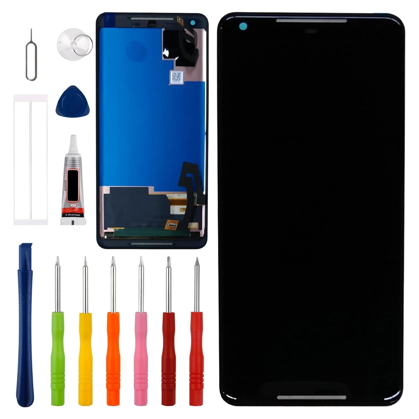 Reemplazo Pantalla Táctil LCD Goo-gle Pixel 2 XL Negro