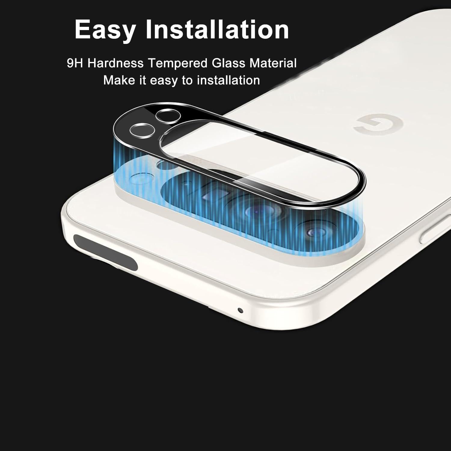 Protector de Lente de Cámara Zeking para Google Pixel 9 Pro XL - 2 Paquetes, Dureza 9H