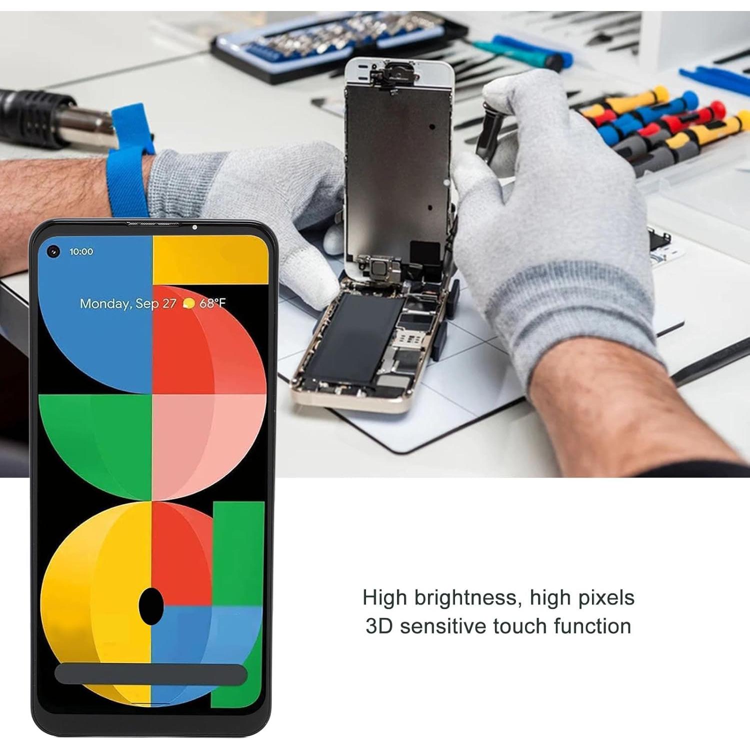 Pantalla LCD Reemplazo para Pixel 5A 5G Serounder 16.1 cm