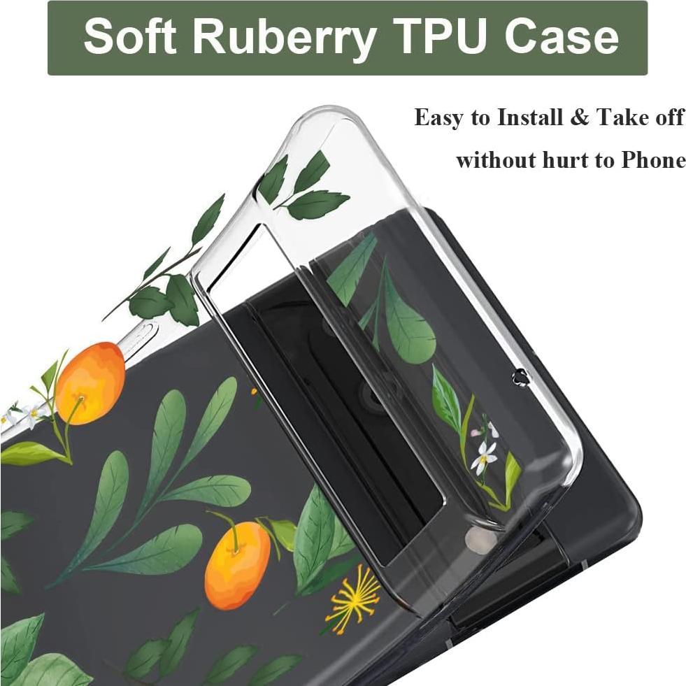 Funda Unov para Google Pixel 8 TPU Transparente Diseño Relieve