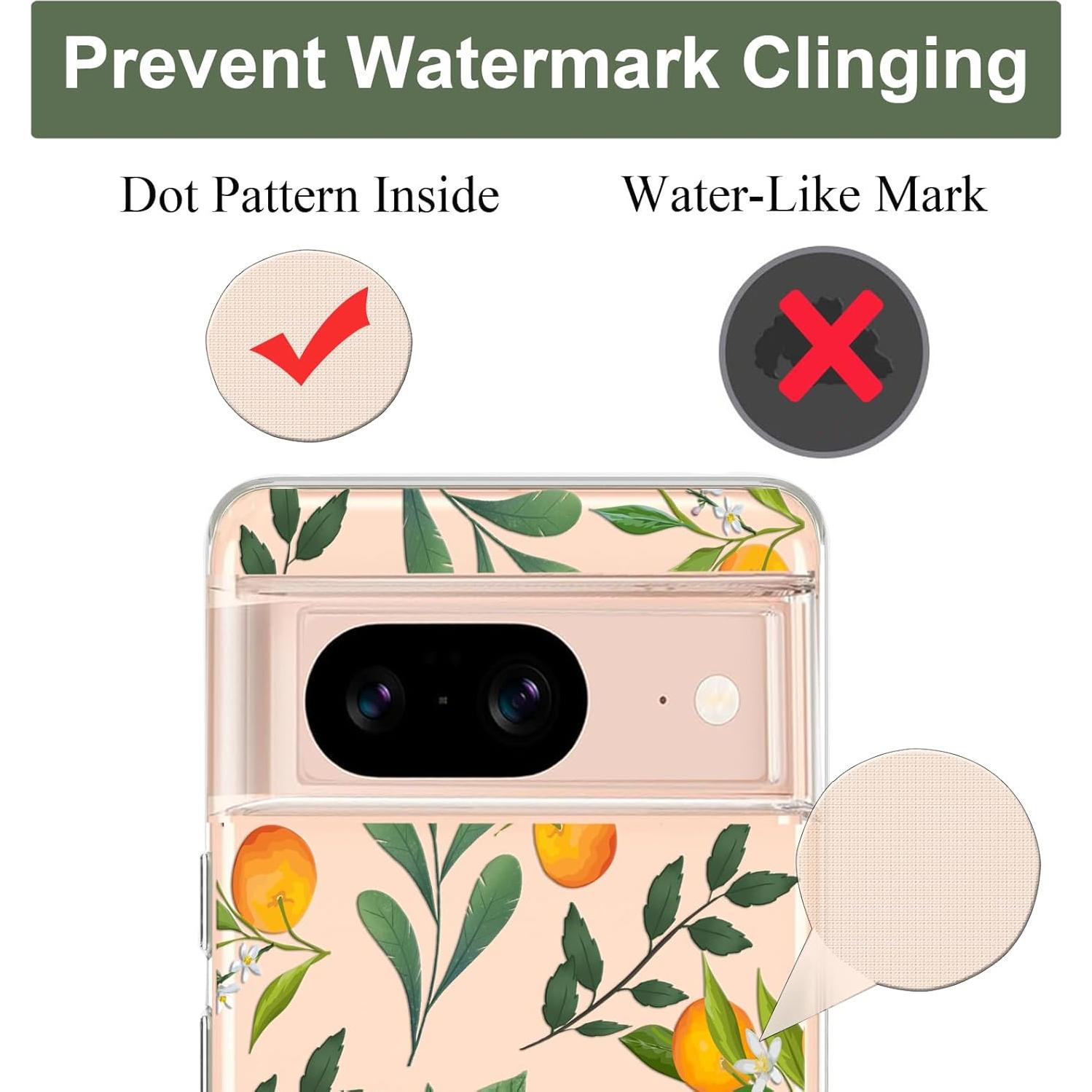 Funda Unov para Google Pixel 8 TPU Transparente Diseño Relieve