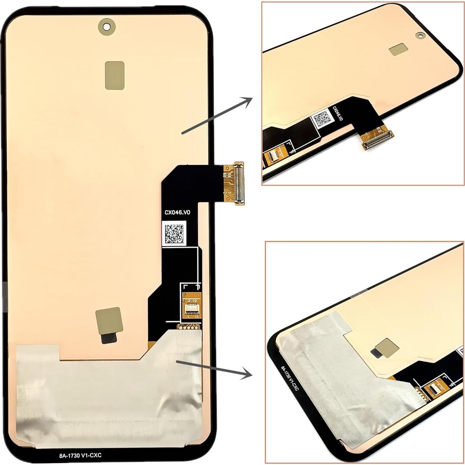 Reemplazo de Pantalla OLED para Google Pixel 8a - Qinqiyue