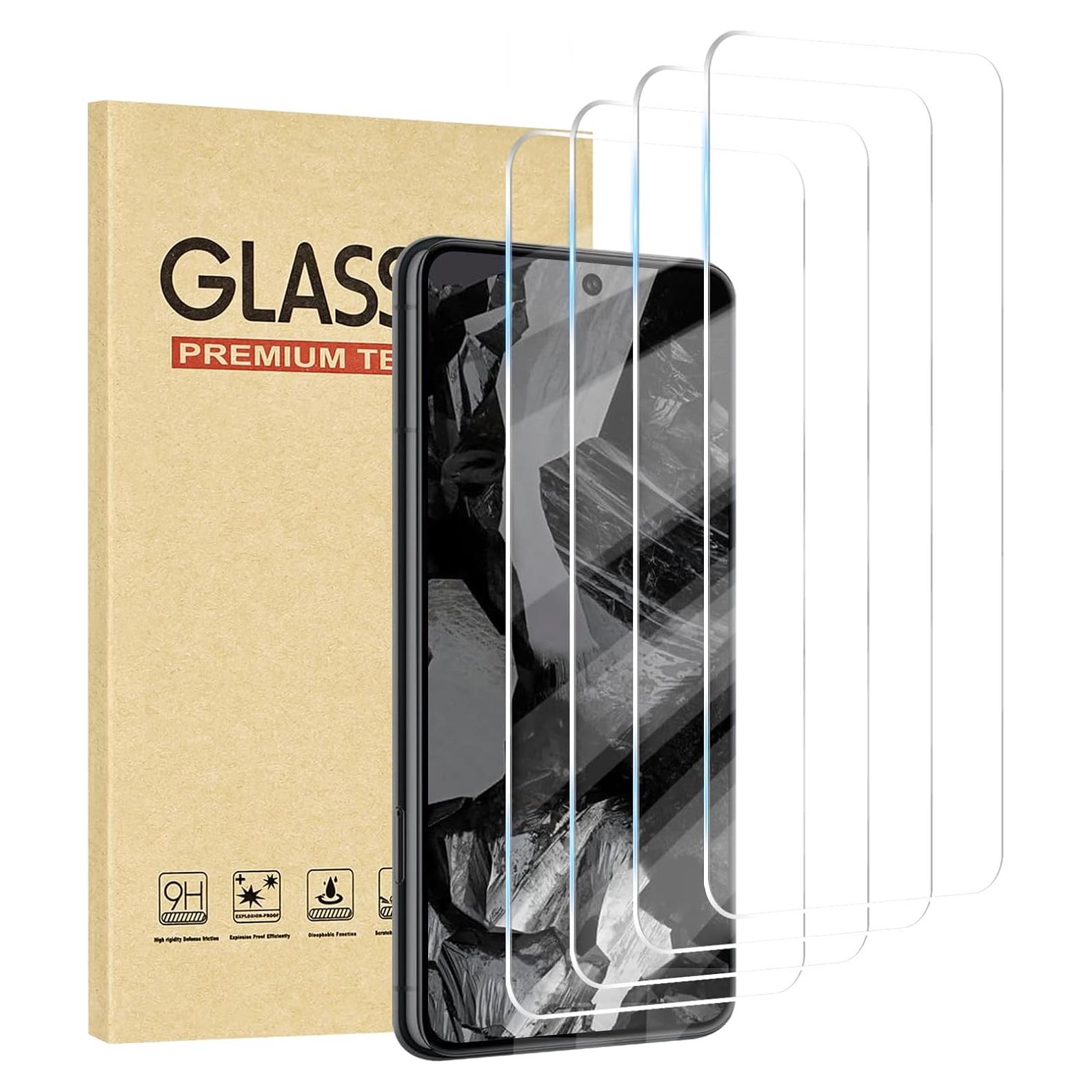 Paquete de 4 Protectores de Pantalla Jngnpn para Google Pixel 8a