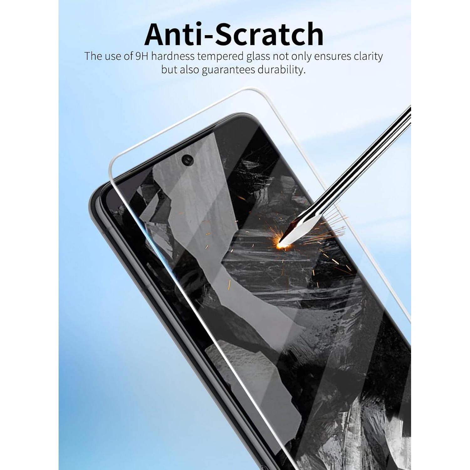 Paquete de 4 Protectores de Pantalla Jngnpn para Google Pixel 8a