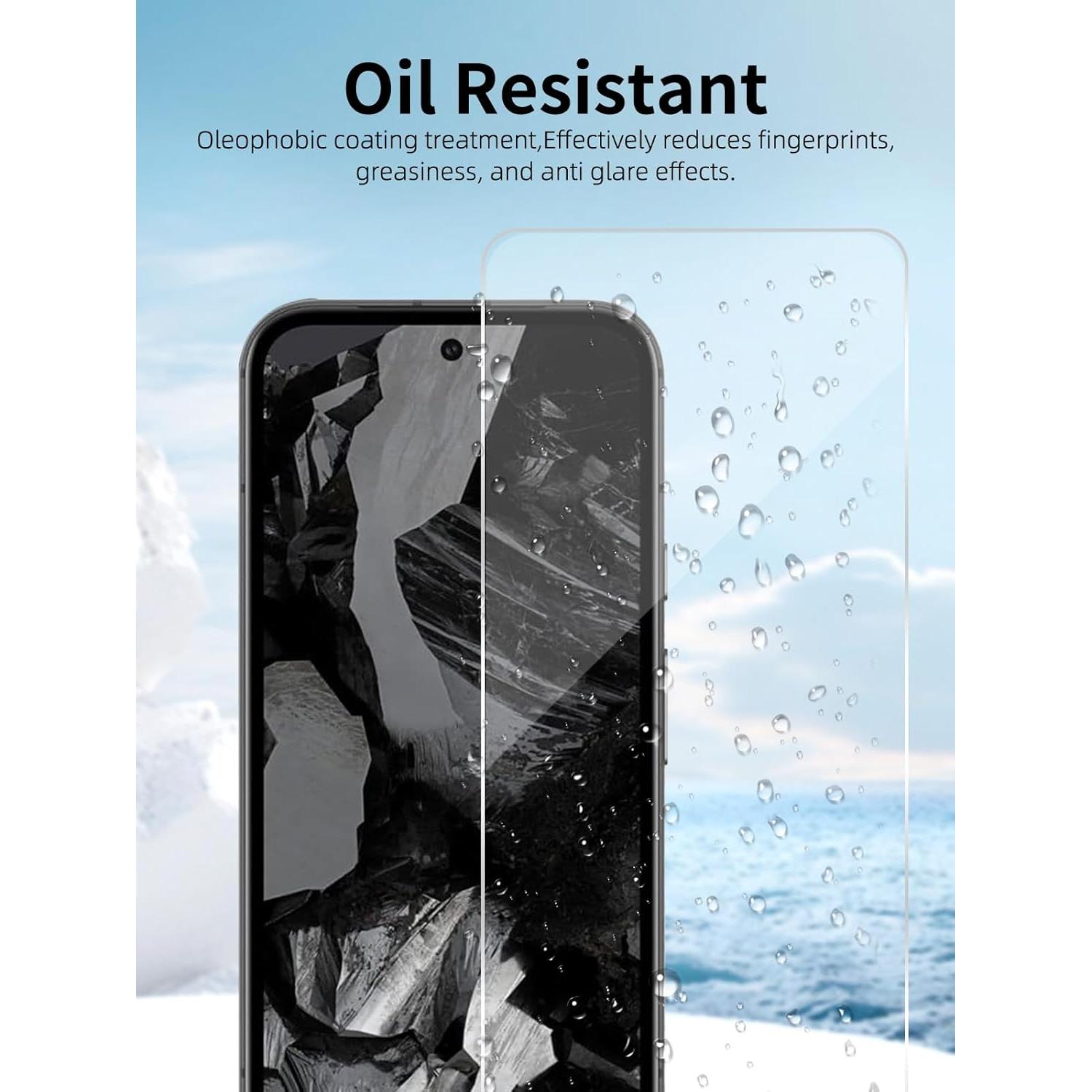 Paquete de 4 Protectores de Pantalla Jngnpn para Google Pixel 8a