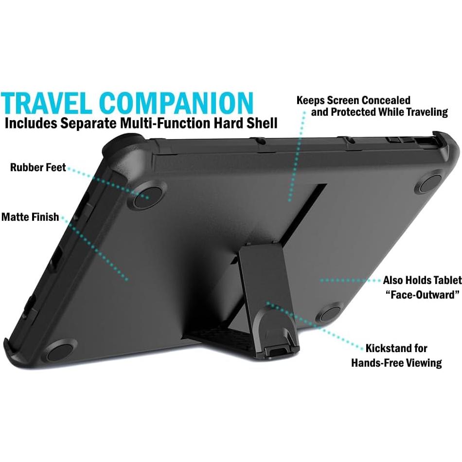 Funda y Escudo Resistente Nakedcellphone para Google Pixel Tablet 2023