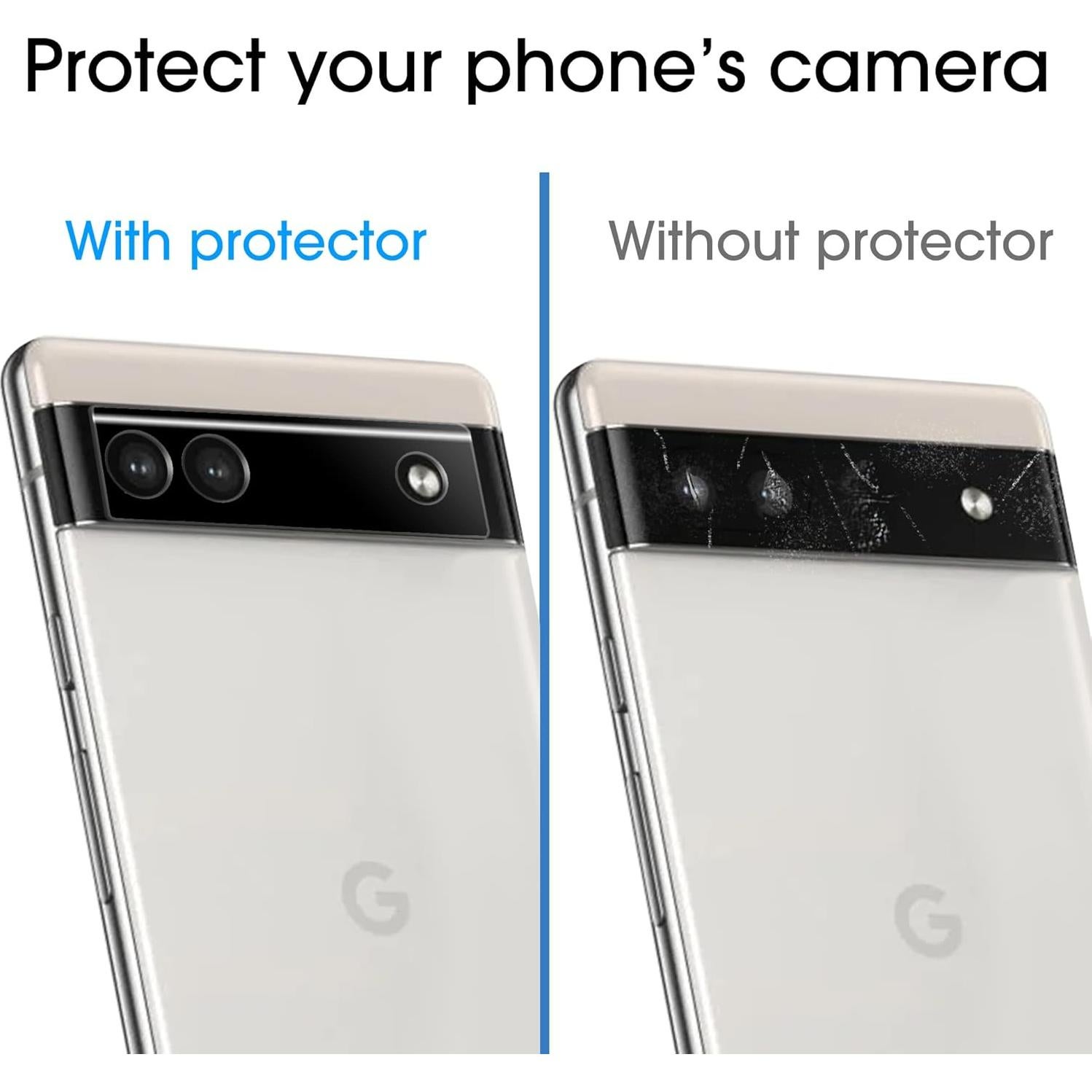 Protector de Pantalla amFilm para Google Pixel 6A - Vidrio Templado HD