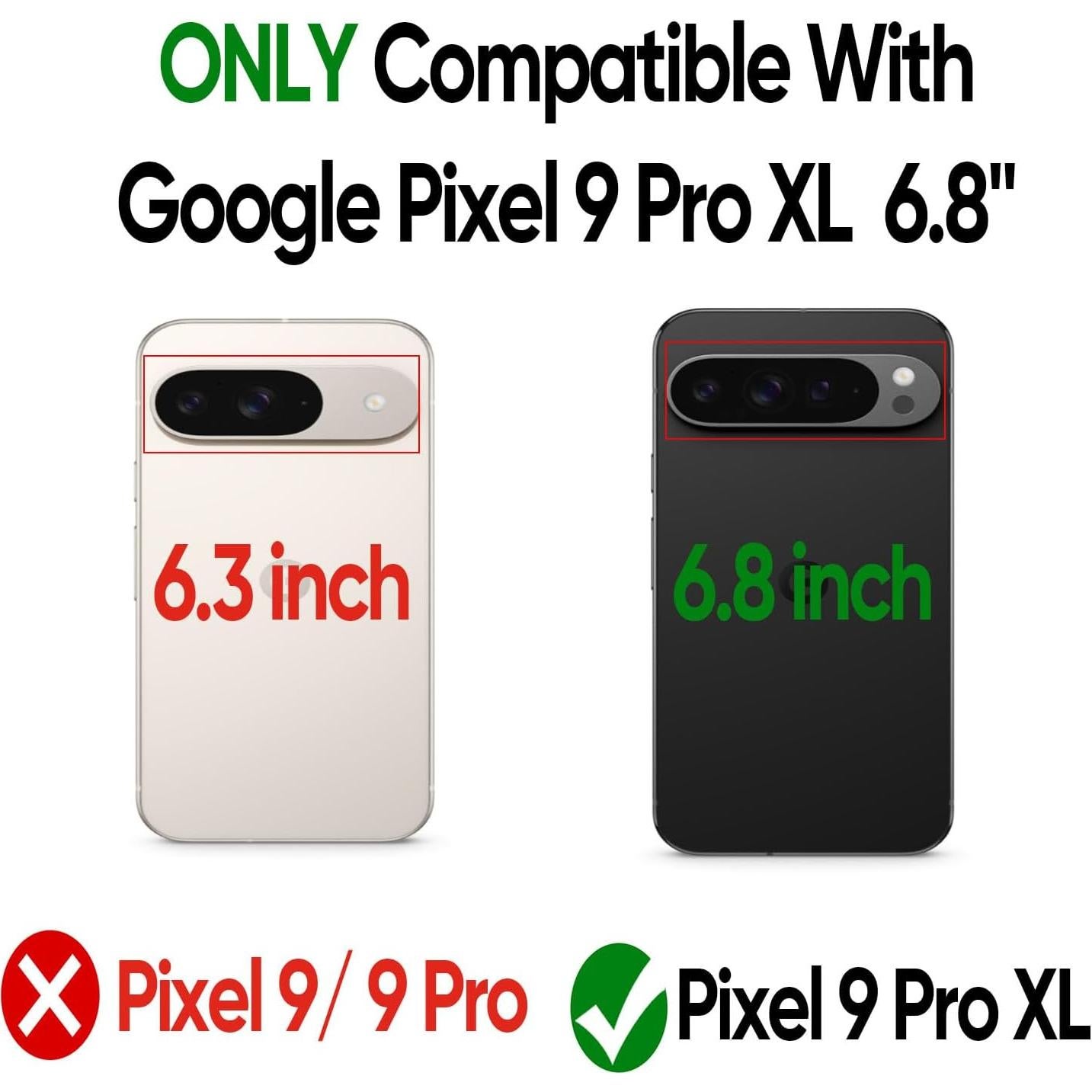 Funda Antichoque LeYi para Google Pixel 9 Pro XL - Negro