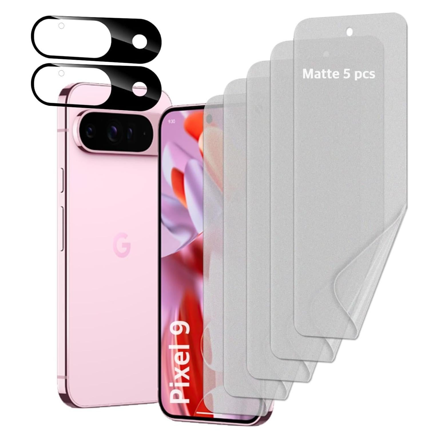 Protector de Pantalla TPU Anti-reflejo + Lentes Google Pixel 9
