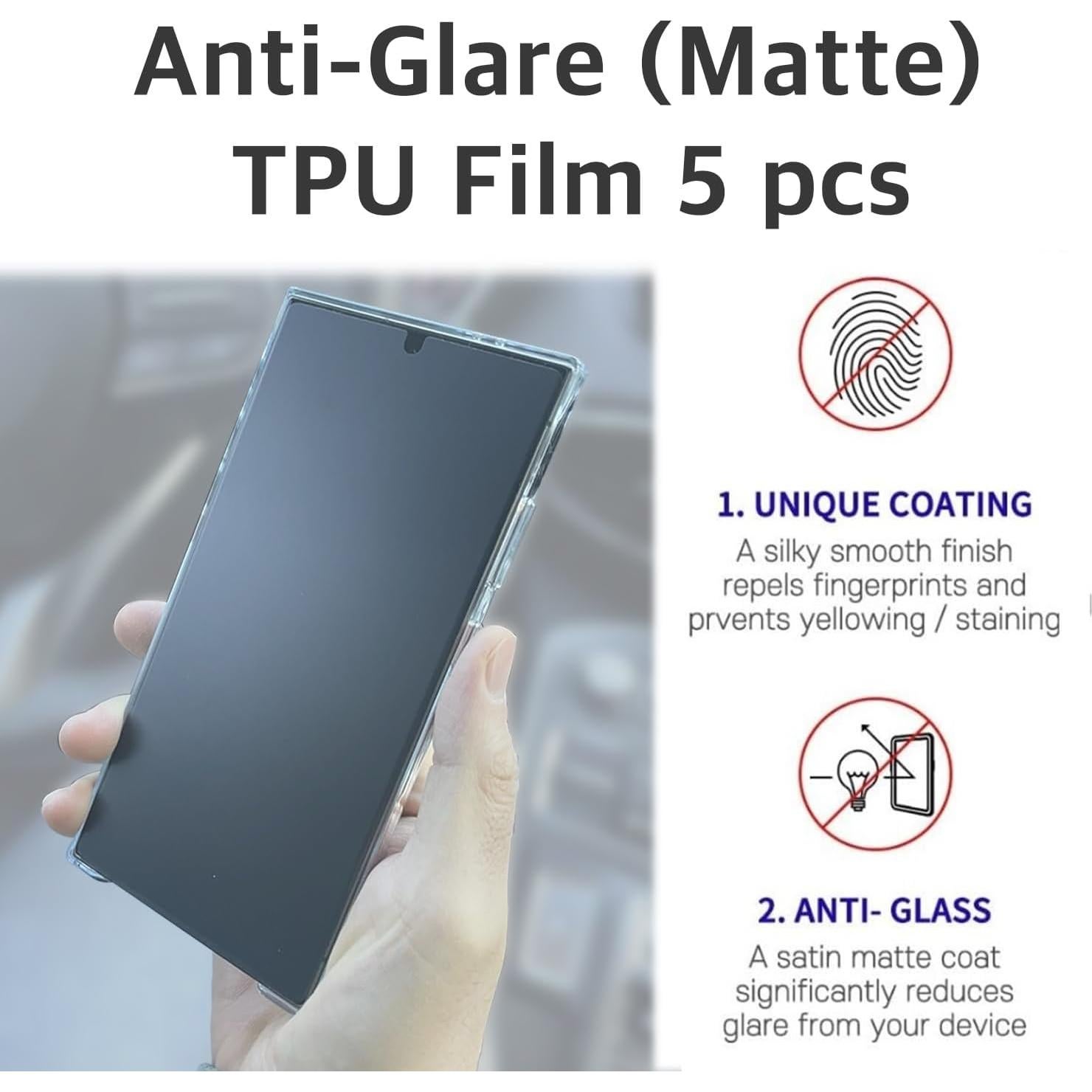 Protector de Pantalla TPU Anti-reflejo + Lentes Google Pixel 9