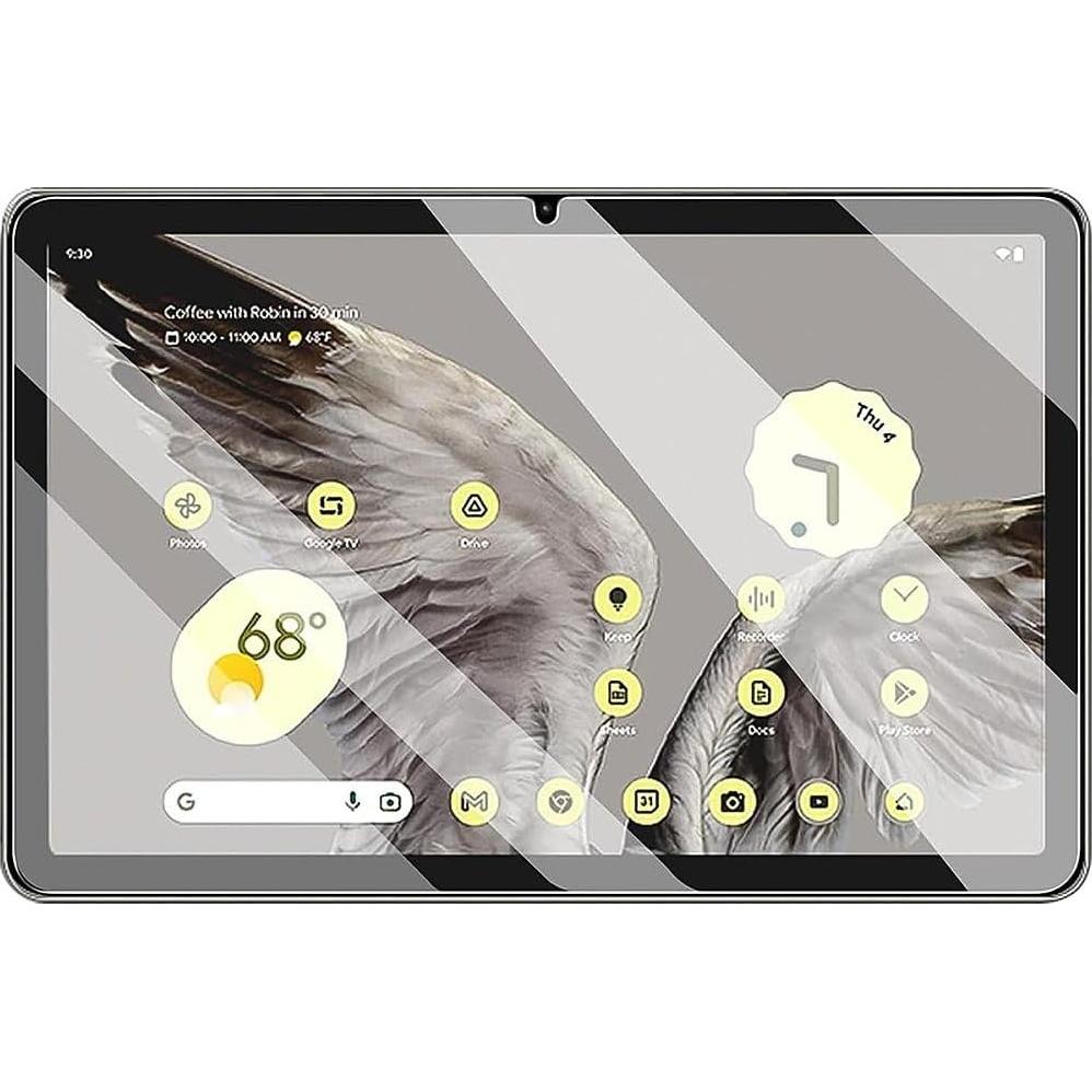 SaharaCase - ZeroDamage Ultra Strong Tempered Glass Screen Protector for Google Pixel Tab - Ultra Strong Anti Scratch/Fingerprint Full Coverage Bubble Free 9H Hardness - Clear
