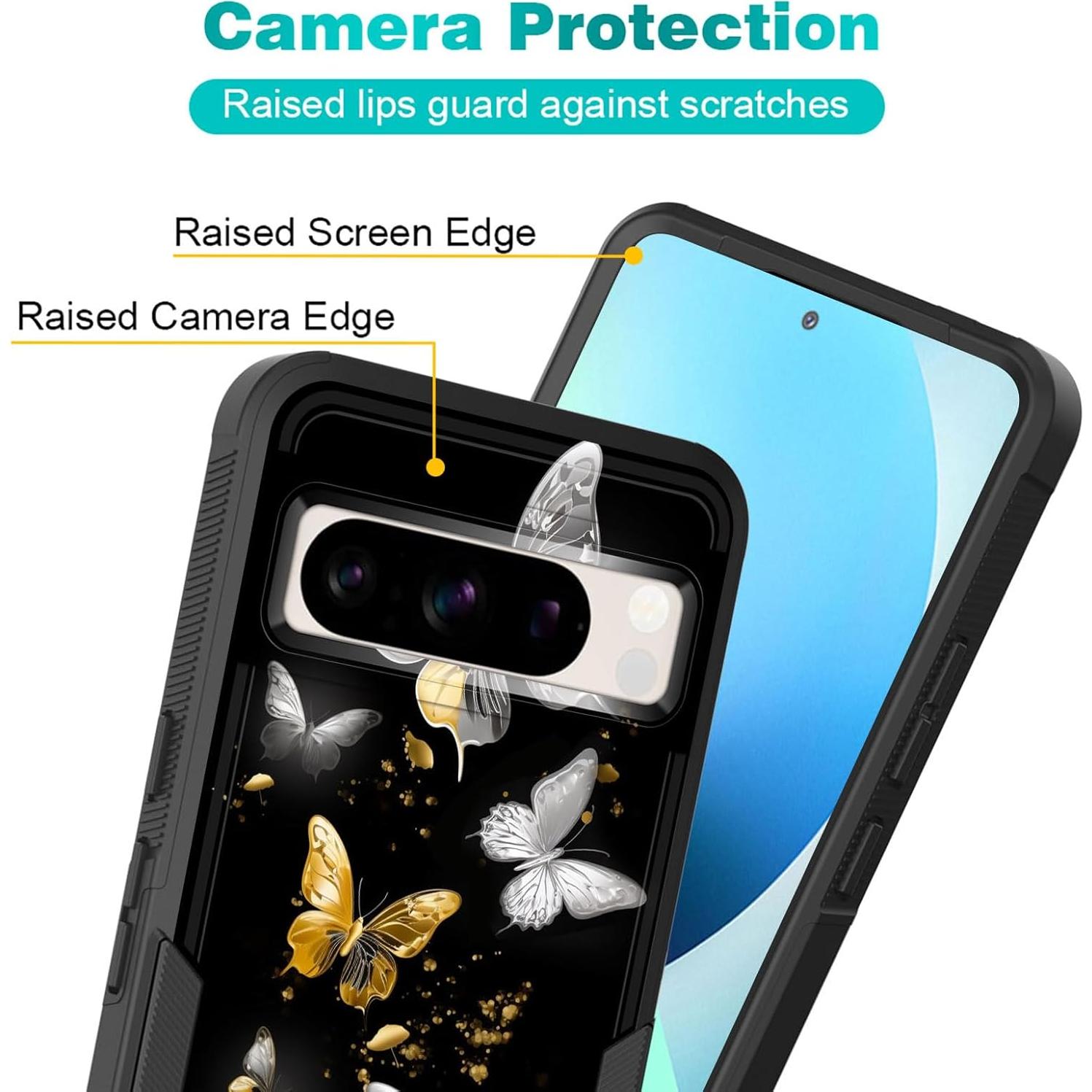 Funda Híbrida Doble Capa KJFHDJFDH para Google Pixel 8 Pro 6.7"