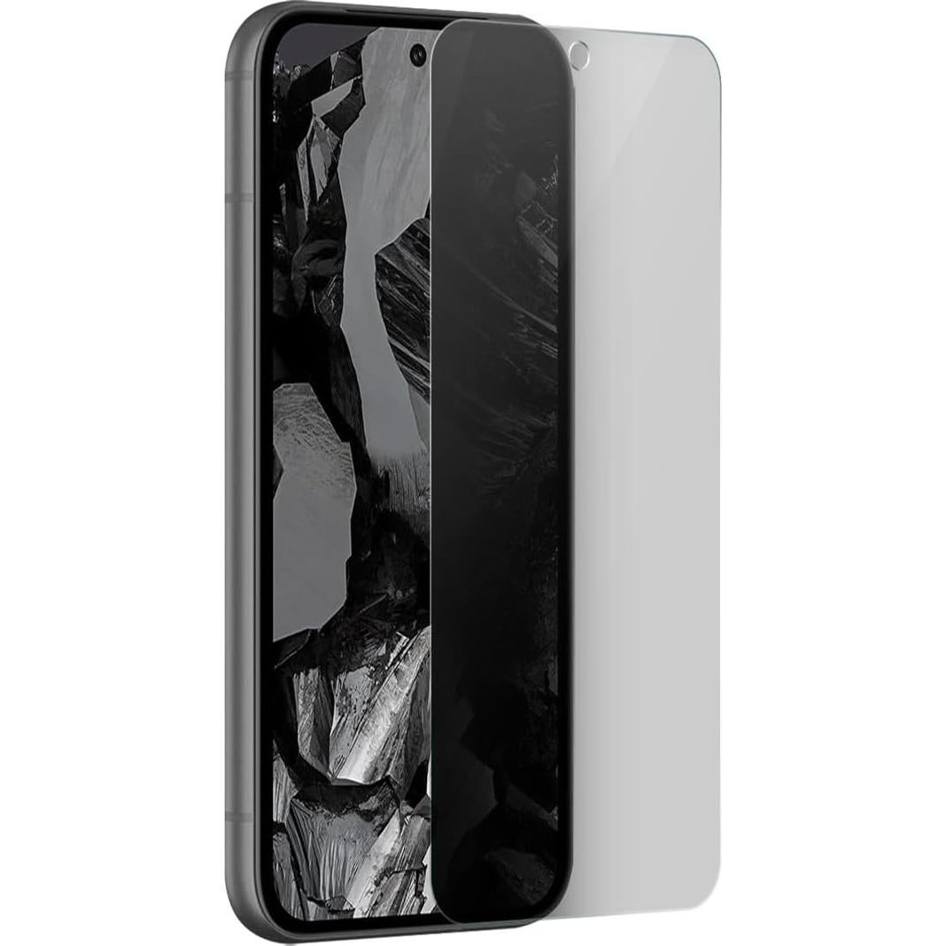 OCESTORE 2 Pack Privacy Screen Protector, Anti-Spy Anti-Scratch Ultra-Thin Clear 9H Tempered Glass Protective Film Replacement for Pixel 8a 6.1".