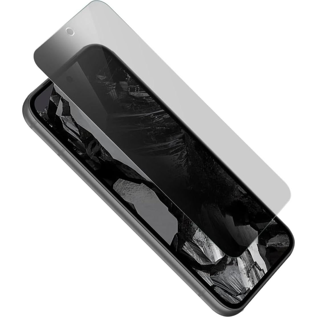 OCESTORE 2 Pack Privacy Screen Protector, Anti-Spy Anti-Scratch Ultra-Thin Clear 9H Tempered Glass Protective Film Replacement for Pixel 8a 6.1".