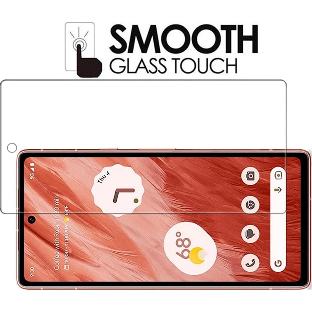 Screen Protector for Google Pixel 7a 2023, [2 Pcs] 9H Hardness Anti-Scratch Bubble Free Case Friendly Tempered Glass Protective Film for Pixel 7a 2023