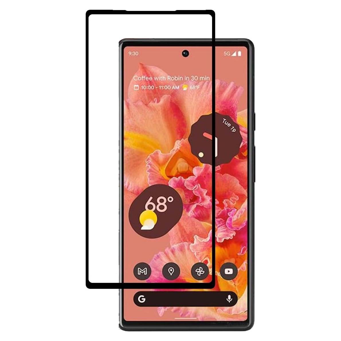 Protector de Pantalla Vidrio Templado UPONEW para Google Pixel 6 - Paquete de 3