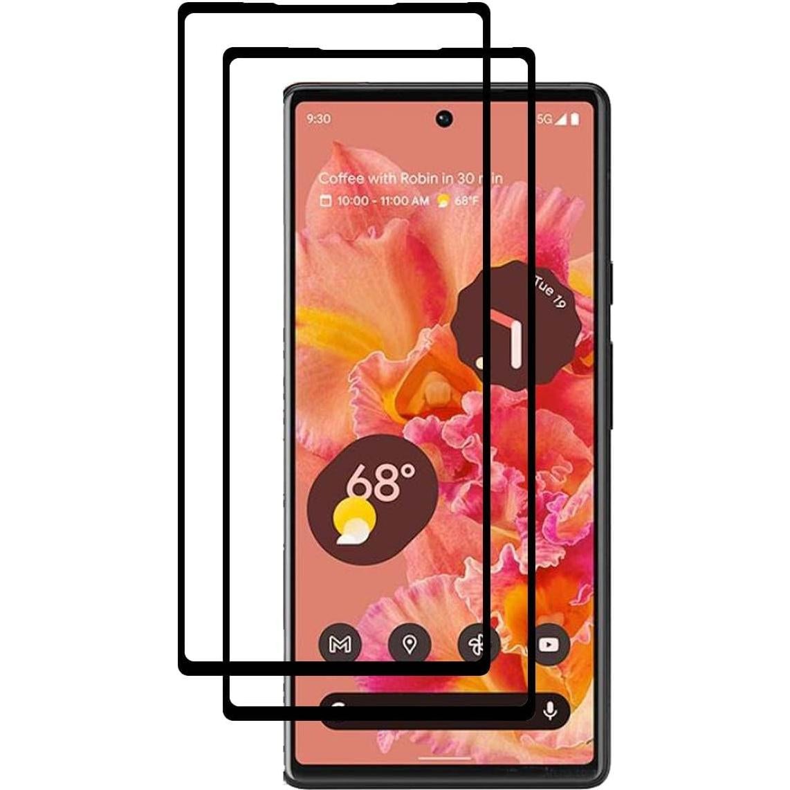 Protector de Pantalla Vidrio Templado UPONEW para Google Pixel 6 - Paquete de 3