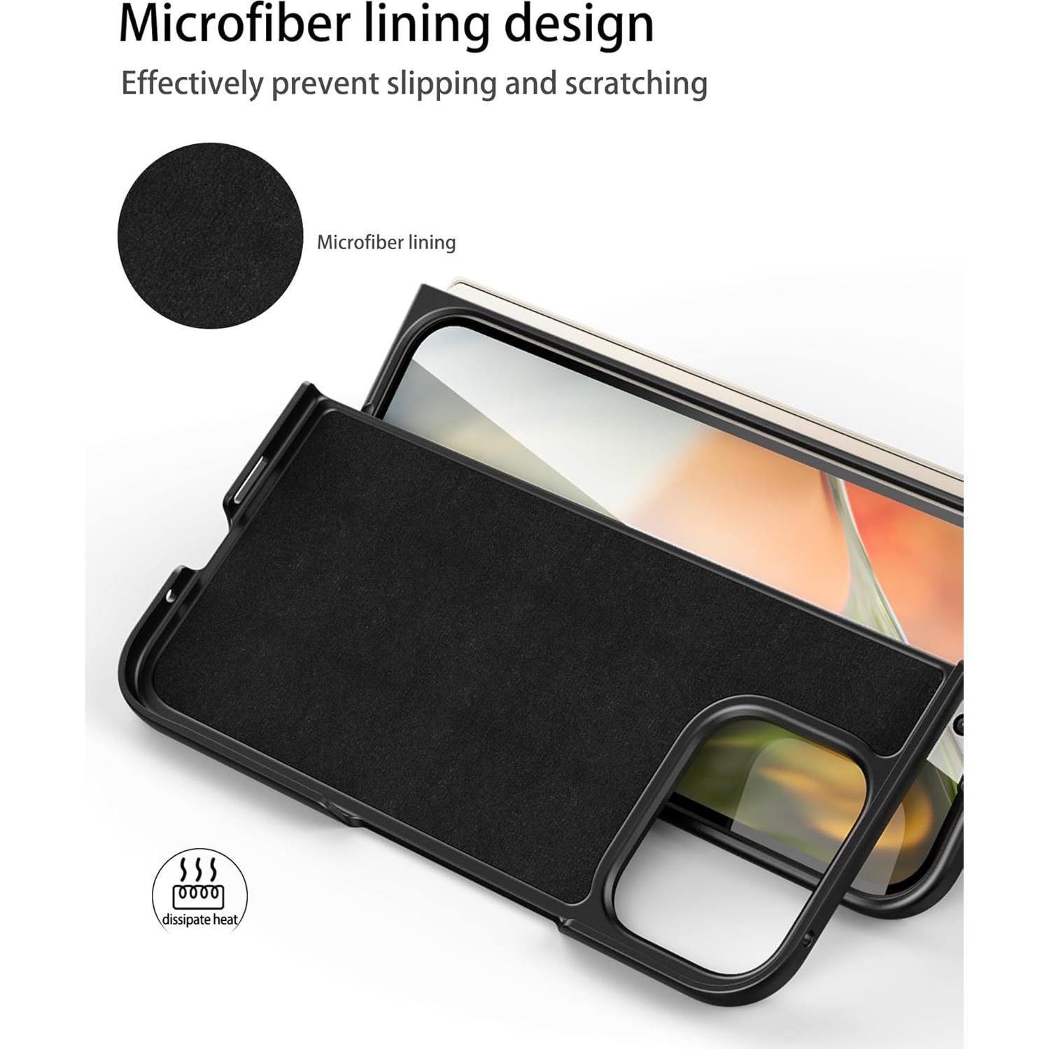 Funda Foluu para Google Pixel 9 Pro Fold 2024 con Protector