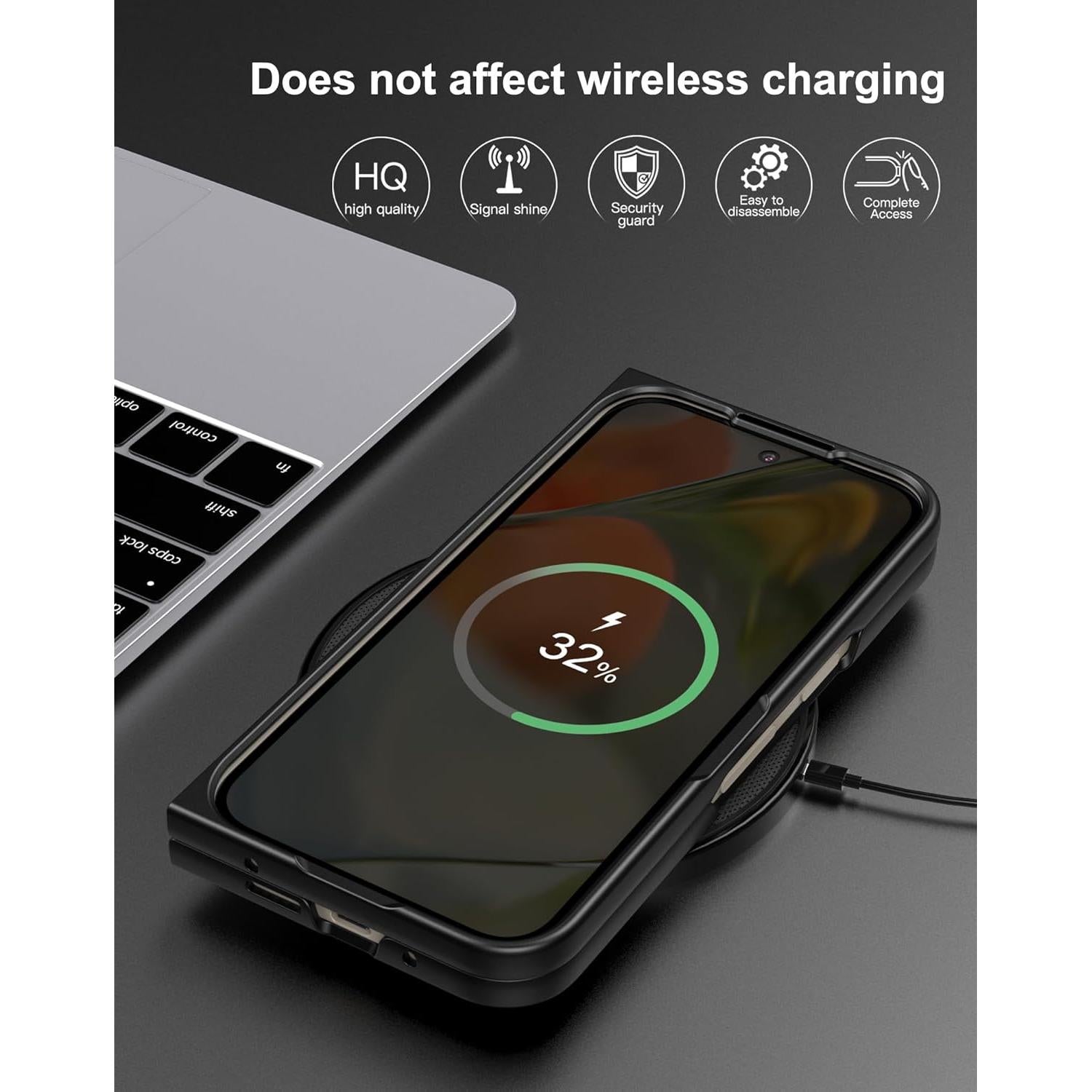 Funda Foluu para Google Pixel 9 Pro Fold 2024 con Protector