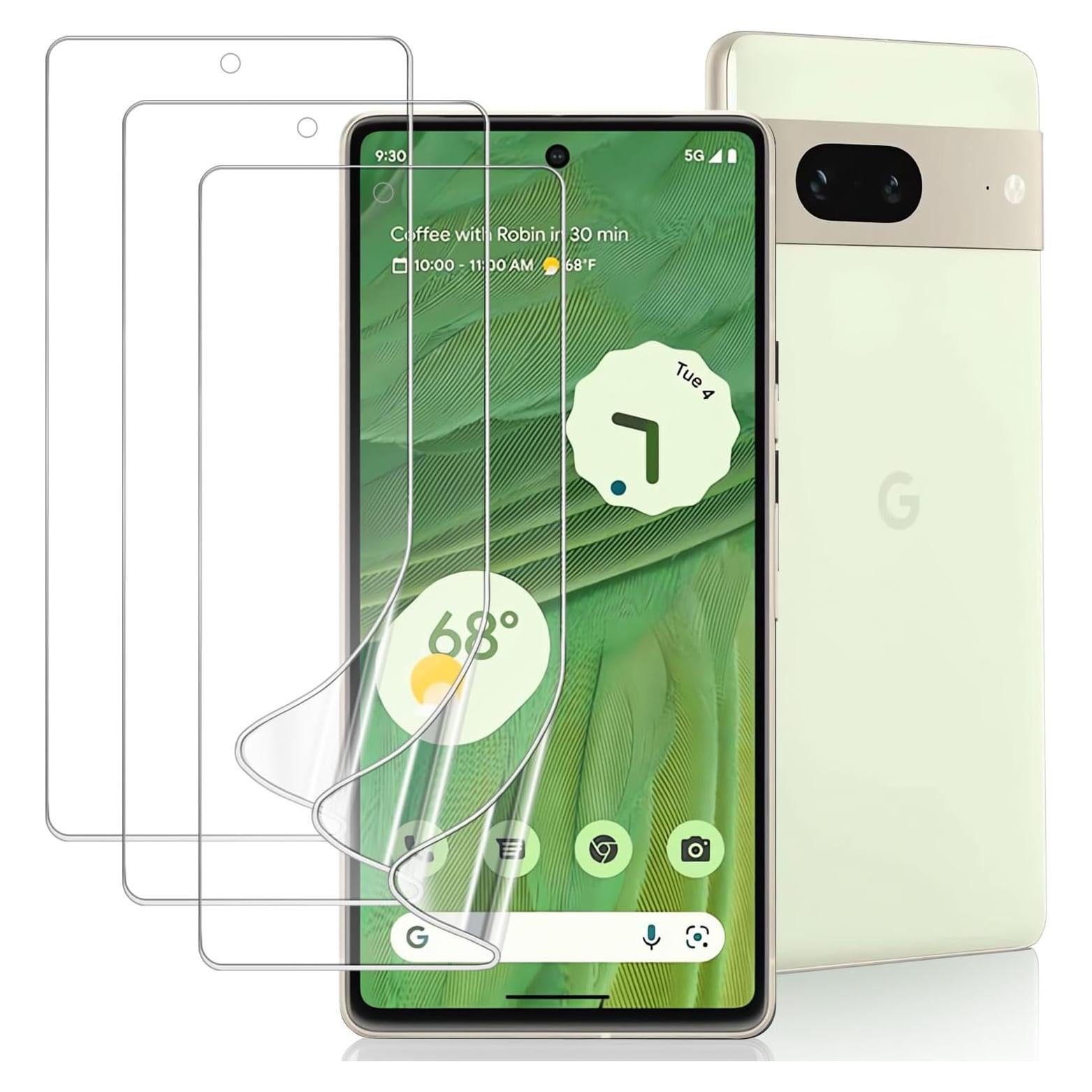Paquete de 3 Protectores de Pantalla TPU para Google Pixel 7