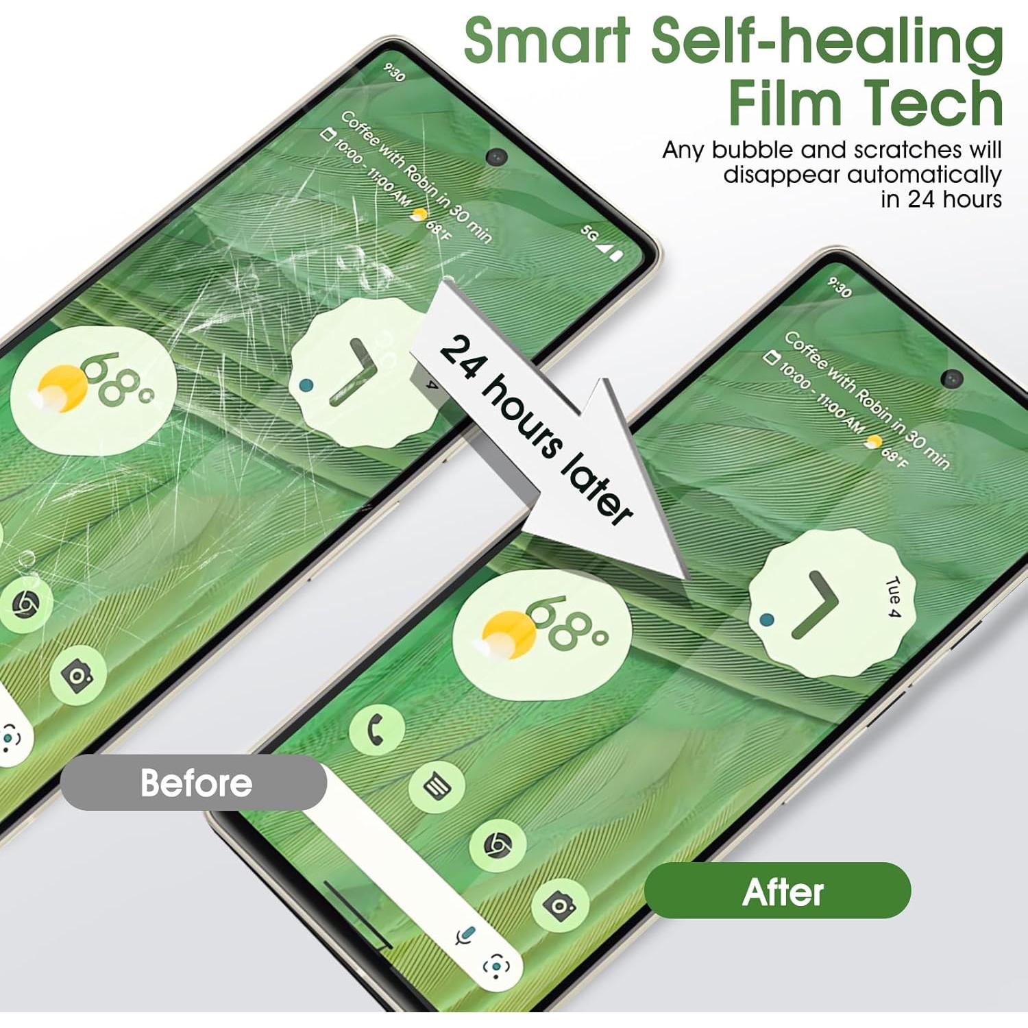 Paquete de 3 Protectores de Pantalla TPU para Google Pixel 7