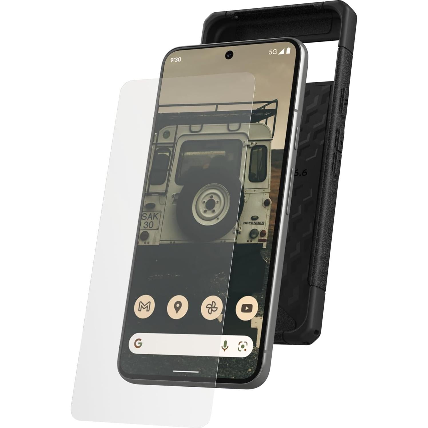 Protector de Pantalla UAG para Google Pixel 8 Vidrio Templado 9H