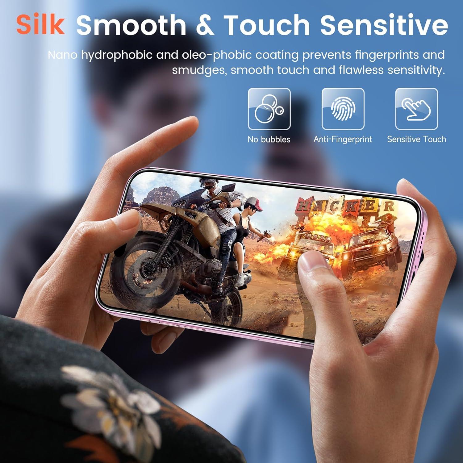 Protector de Pantalla Privada Fotbor para iPhone 16 6.1" 2Pack