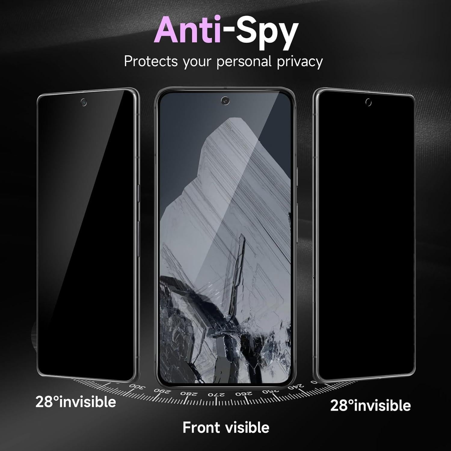 Protector de Pantalla Privado YWXTW para Google Pixel 8 Pro