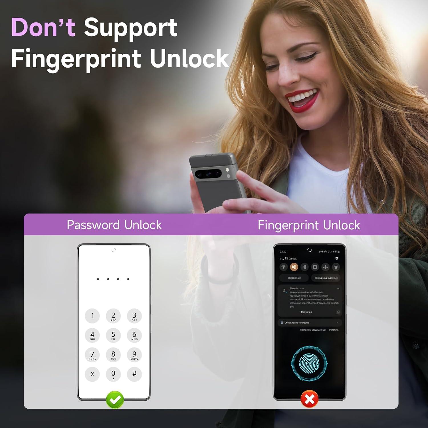 Protector de Pantalla Privado YWXTW para Google Pixel 8 Pro