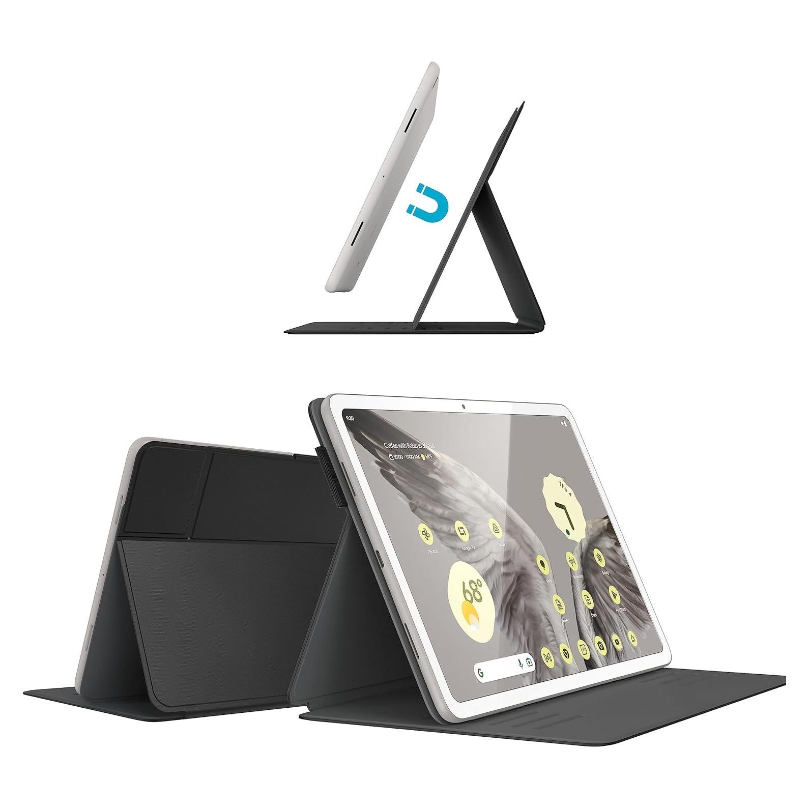 Funda y Soporte Speck para Google Pixel Tablet 2023 - Negro/Blanco