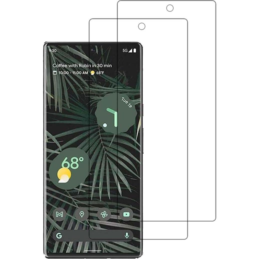 Protector de Pantalla Vidrio Templado UPONEW para Google Pixel 6 - 2 Paquetes