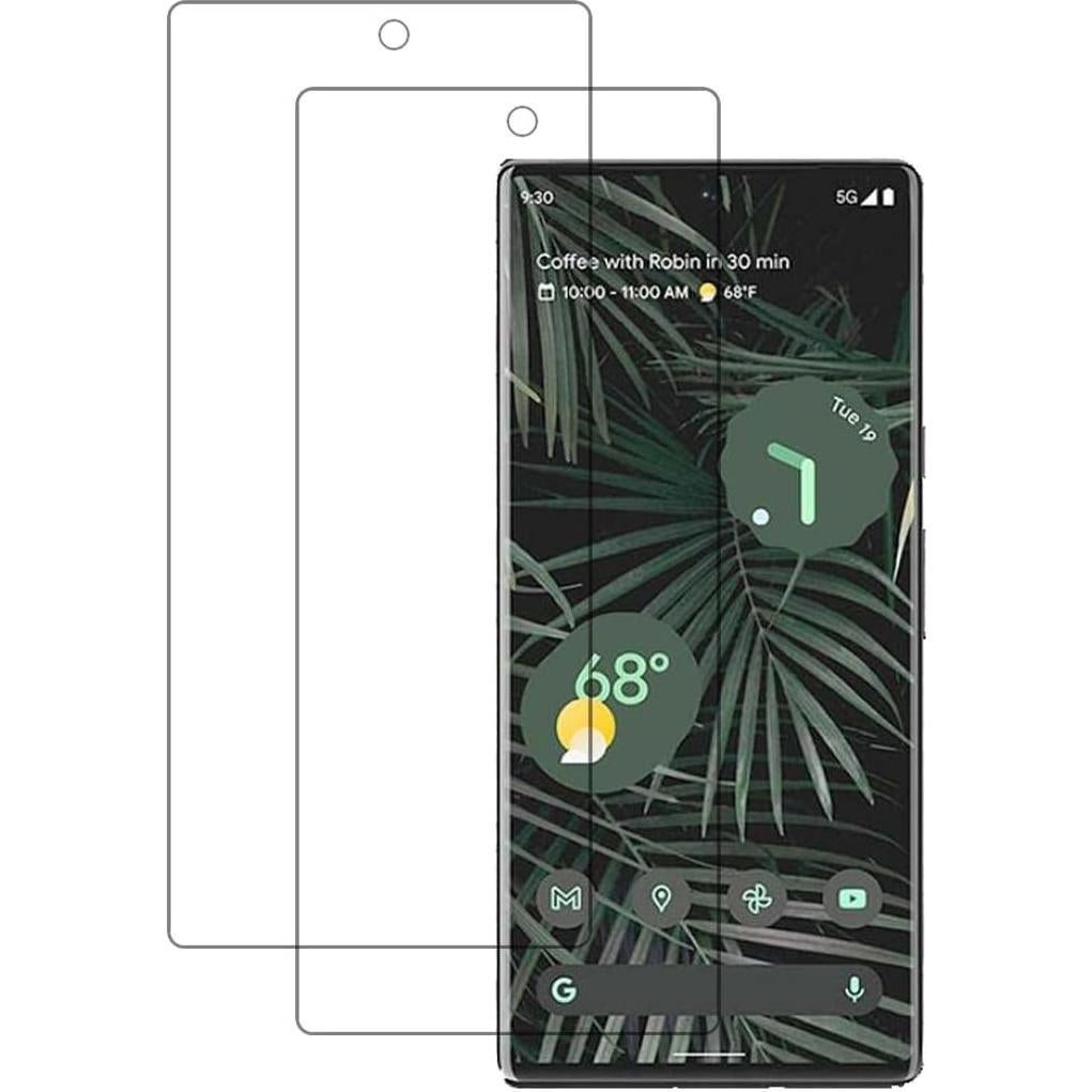 Protector de Pantalla Vidrio Templado UPONEW para Google Pixel 6 - 2 Paquetes