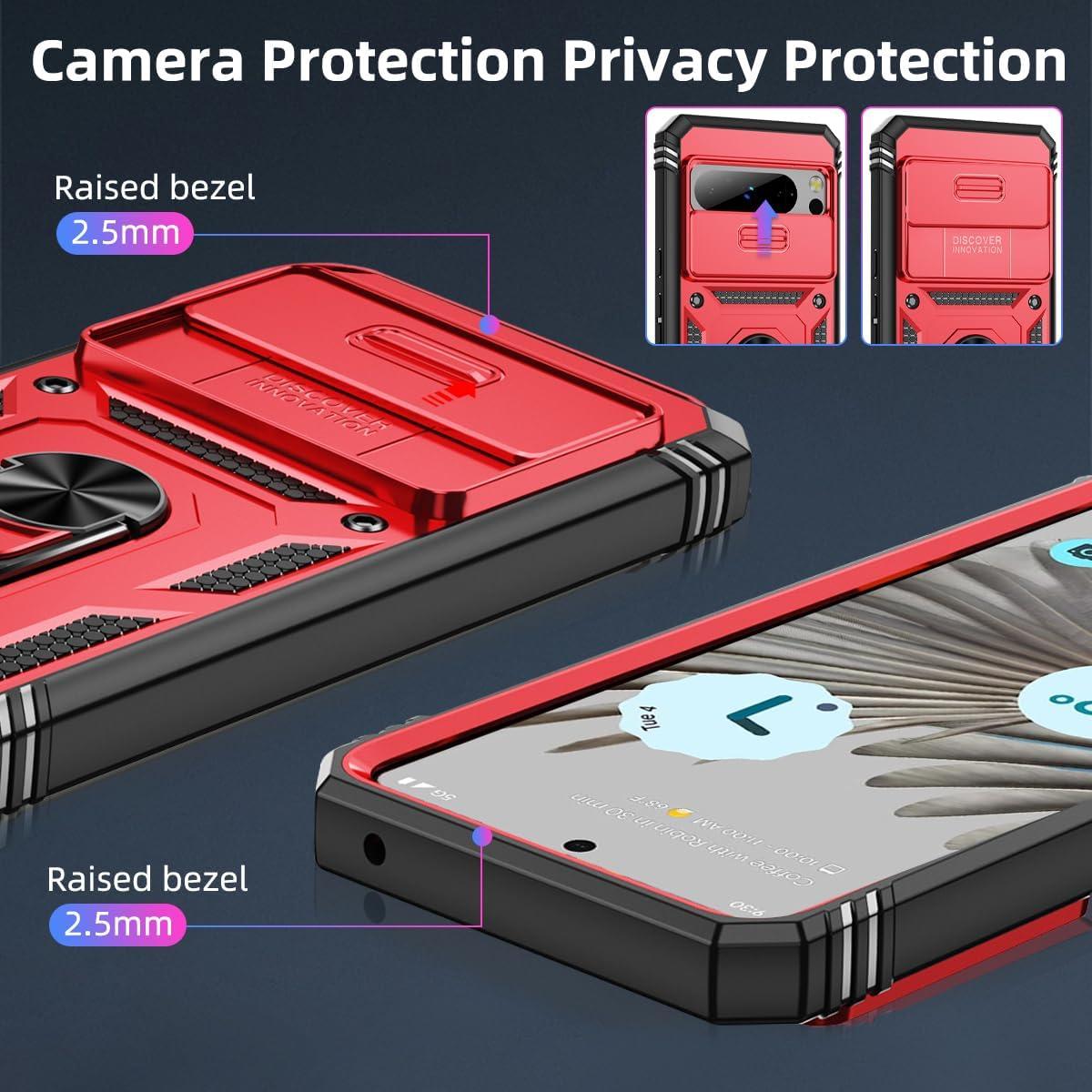 Funda NKECXKJ para Google Pixel 8 Pro con Protector Pantalla