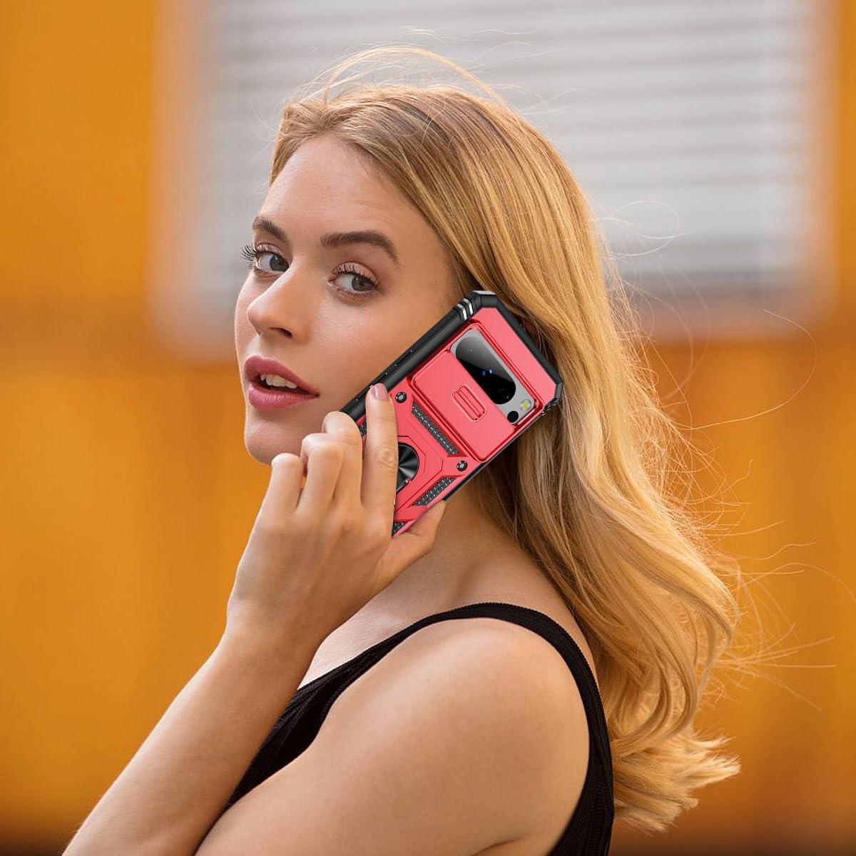 Funda NKECXKJ para Google Pixel 8 Pro con Protector Pantalla